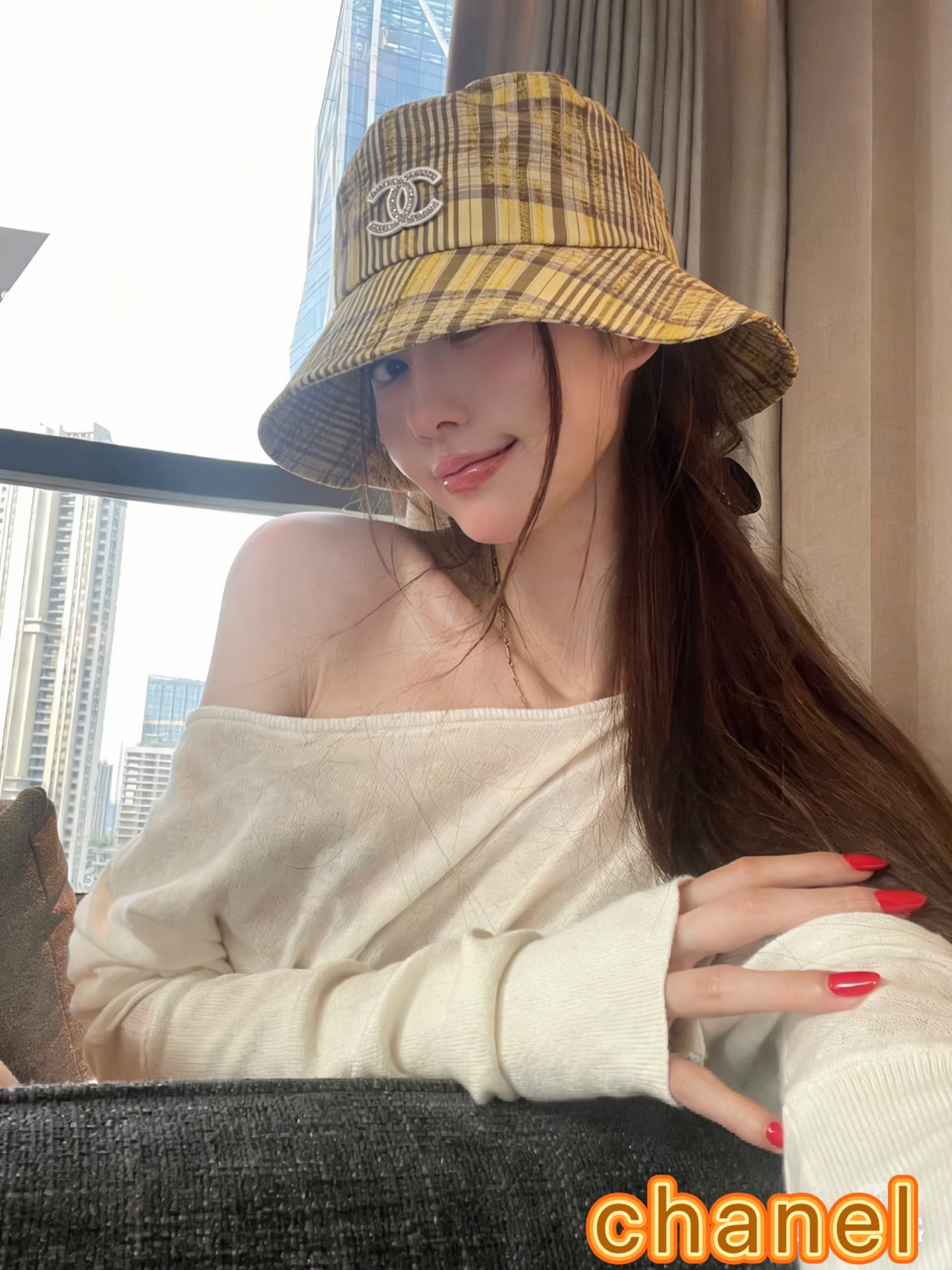 香奈儿CHANEL 新品高定渔夫帽，小香logo经典简约，时尚休闲设计 跑量新品