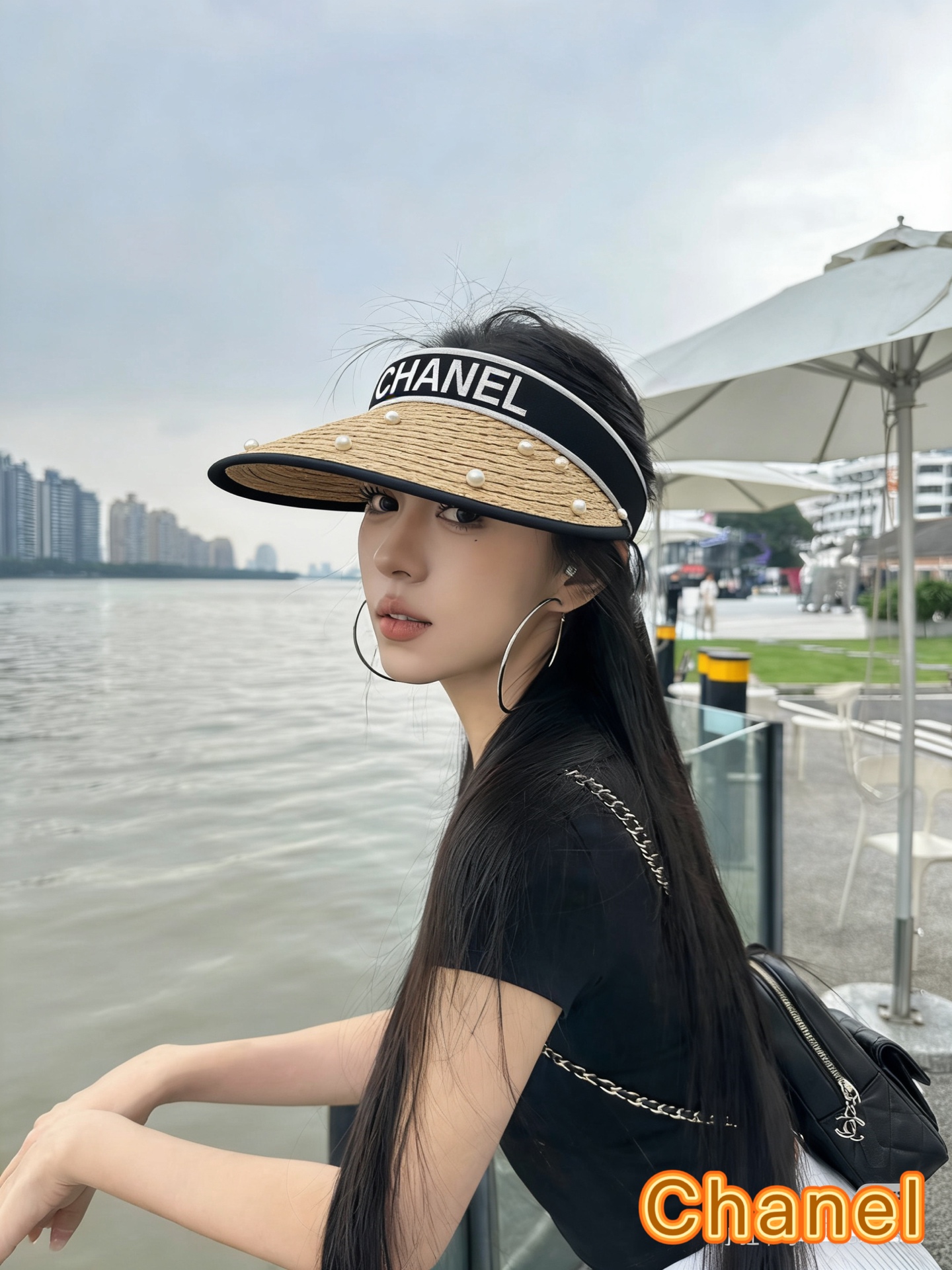 【CHA香奈儿】2026新款独家款小香遮阳帽空顶帽，🔆遮阳百搭～休闲出街神器 巨防嗮！太爱了💕