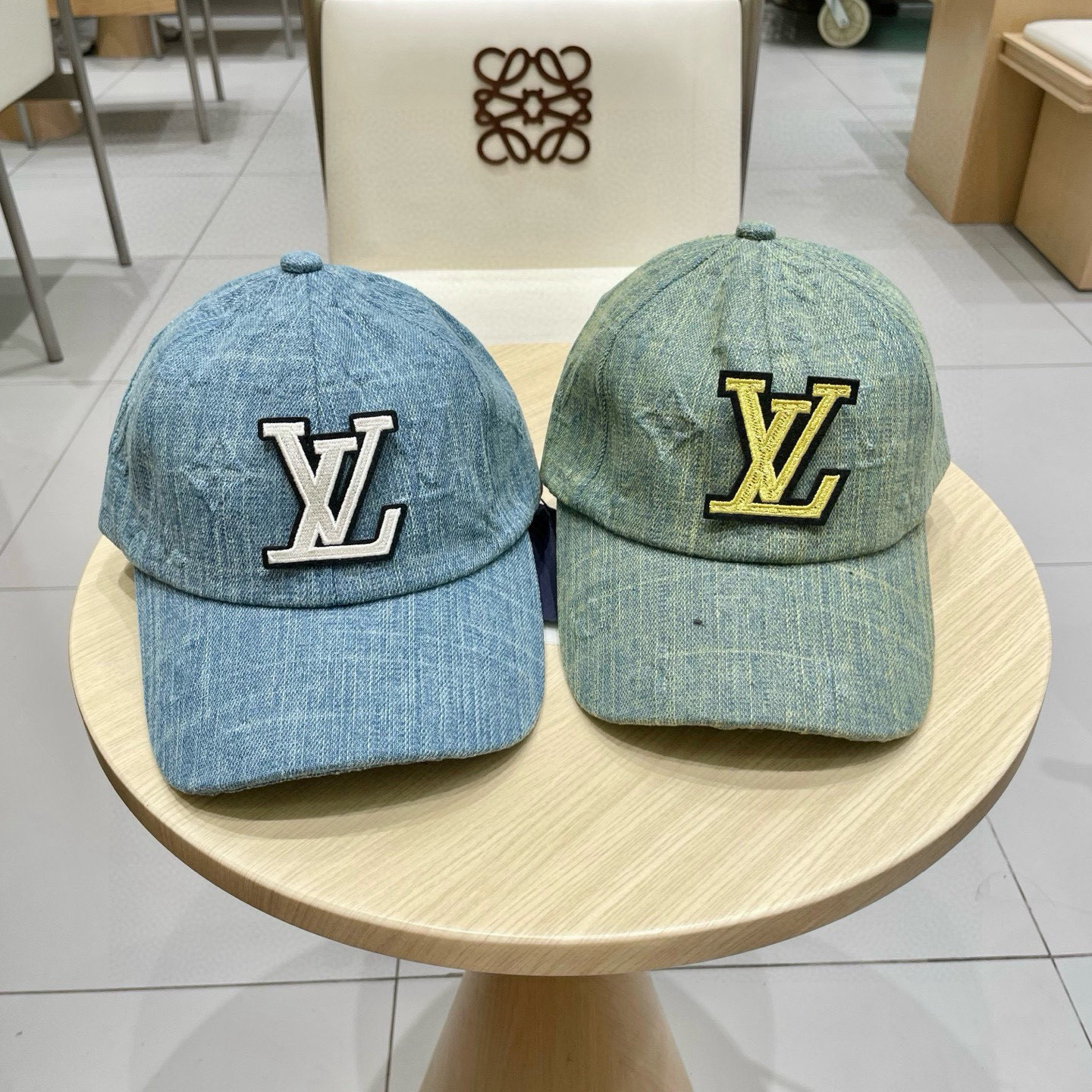 LV路易威登官网同步高版本 新款牛仔棒球帽🧢火爆技术升级，洗水牛仔风街头风十足更符合现在时尚小哥哥小姐姐