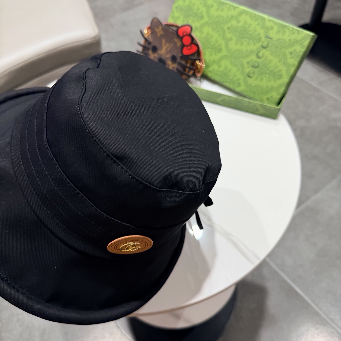 古奇♥️GUCCI🧢官网新品，渔夫帽，原单品质火爆来袭 。🎩 工艺非常精美 高档大气上档次！低调奢华，方