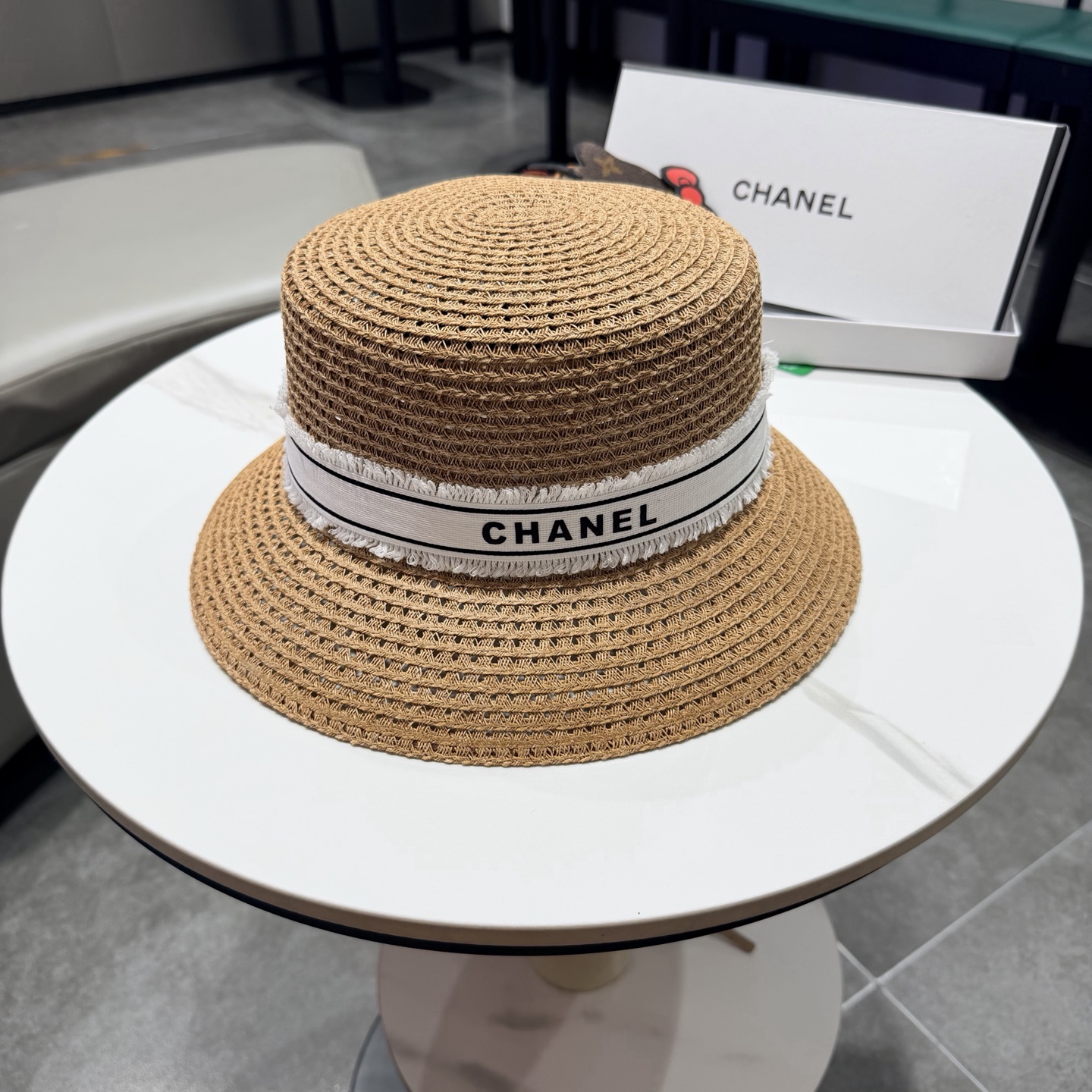 NO:764604,Chanel Chanel celebrity hat imported Taiwan PP straw, head circumference 57cm hat straw hat fisherman hat baseball cap, hat, chanel, chanel, espadrilles, hats19860909Chanel香奈儿名媛帽进口台湾PP草,头围57cm帽子草帽渔夫帽棒球帽,帽子,chanel,chanel,espadrilles,hats,hat