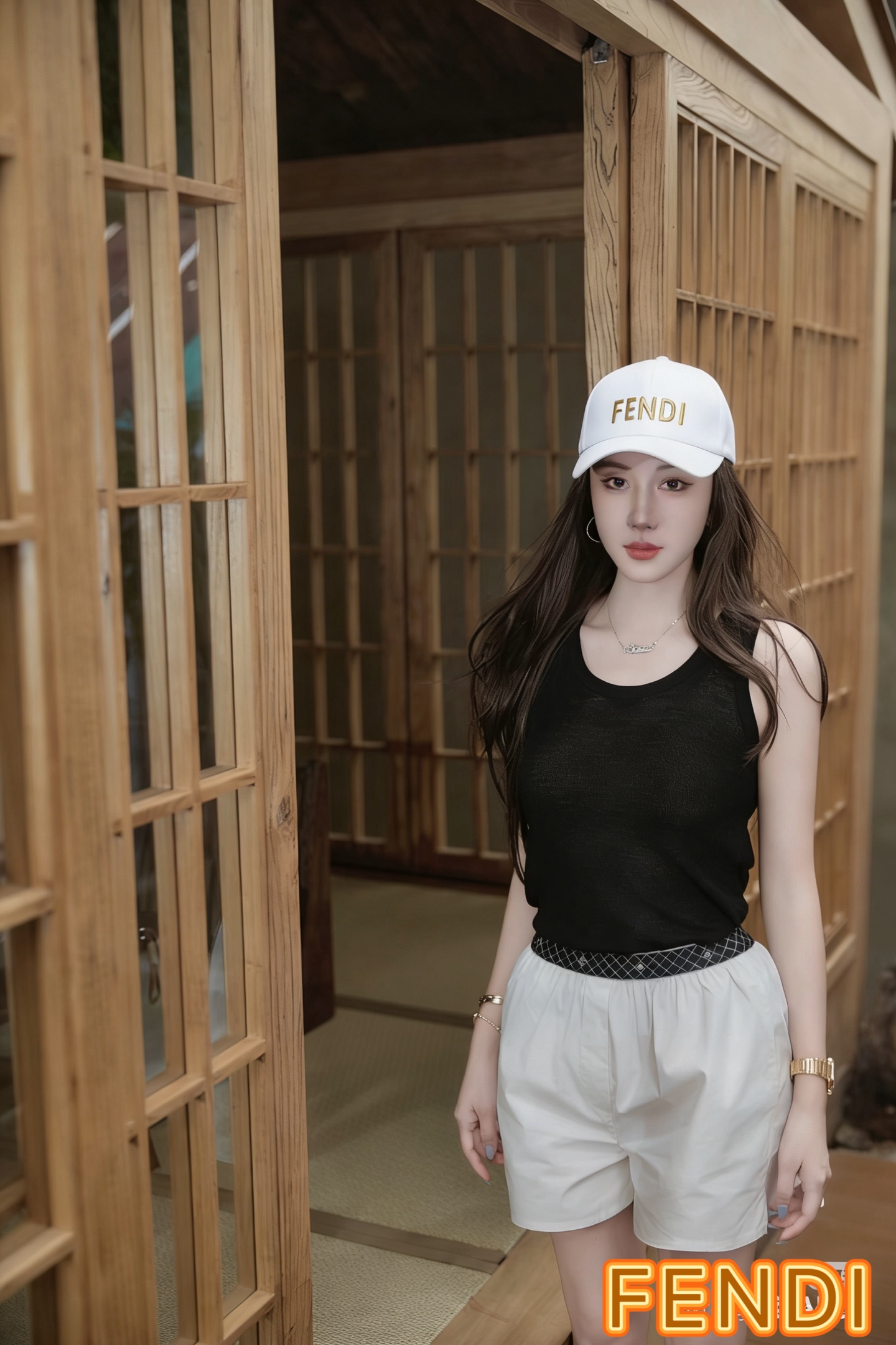 FENDI芬迪 老花系列棒球帽🧢 经典FF中古单品，气质穿搭单品，质量杠杠👍