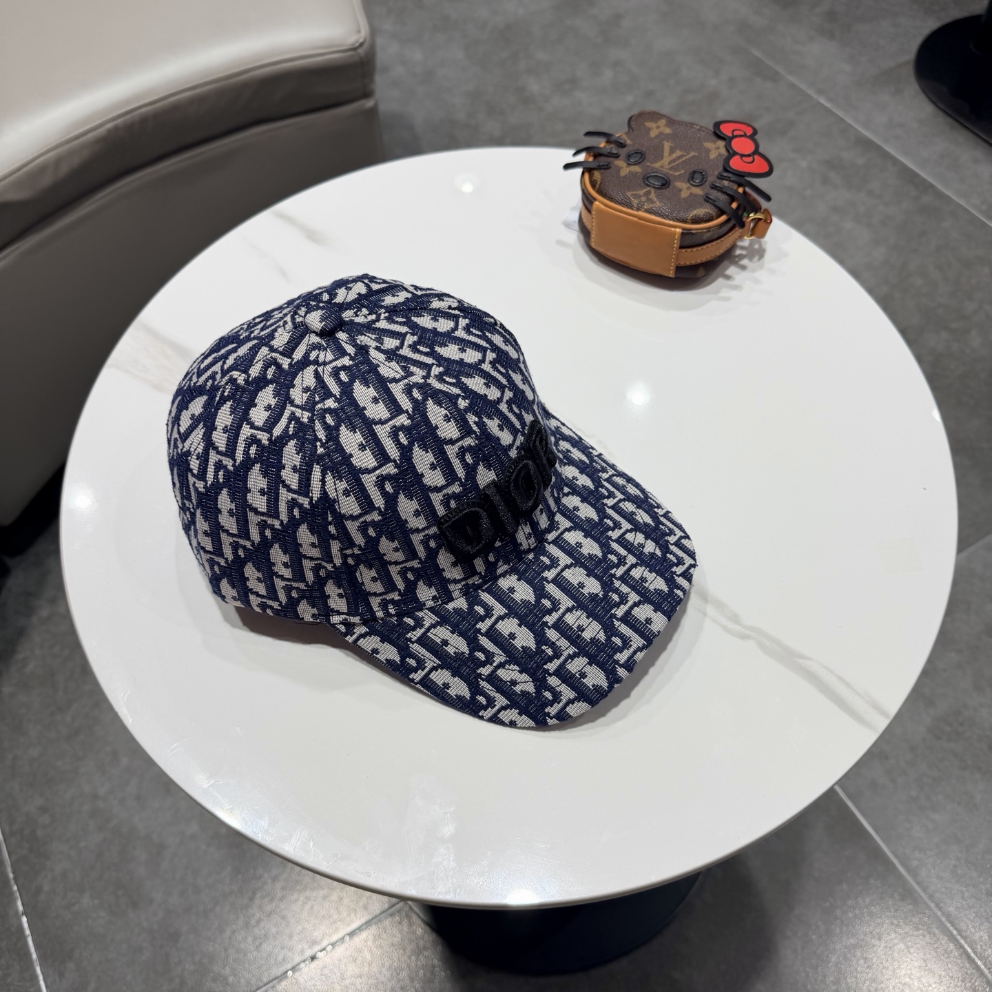 DIOR迪奥 刺绣官网同步新款发布 老花D家棒球帽🧢，水洗标超级火爆