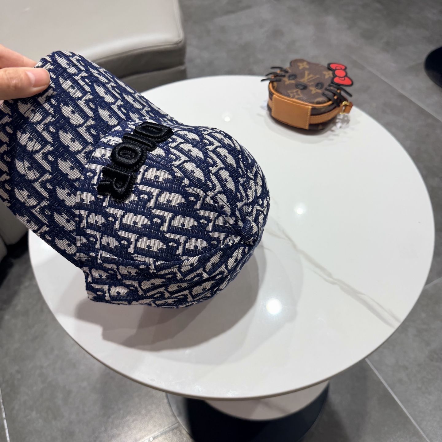DIOR迪奥 刺绣官网同步新款发布 老花D家棒球帽🧢，水洗标超级火爆