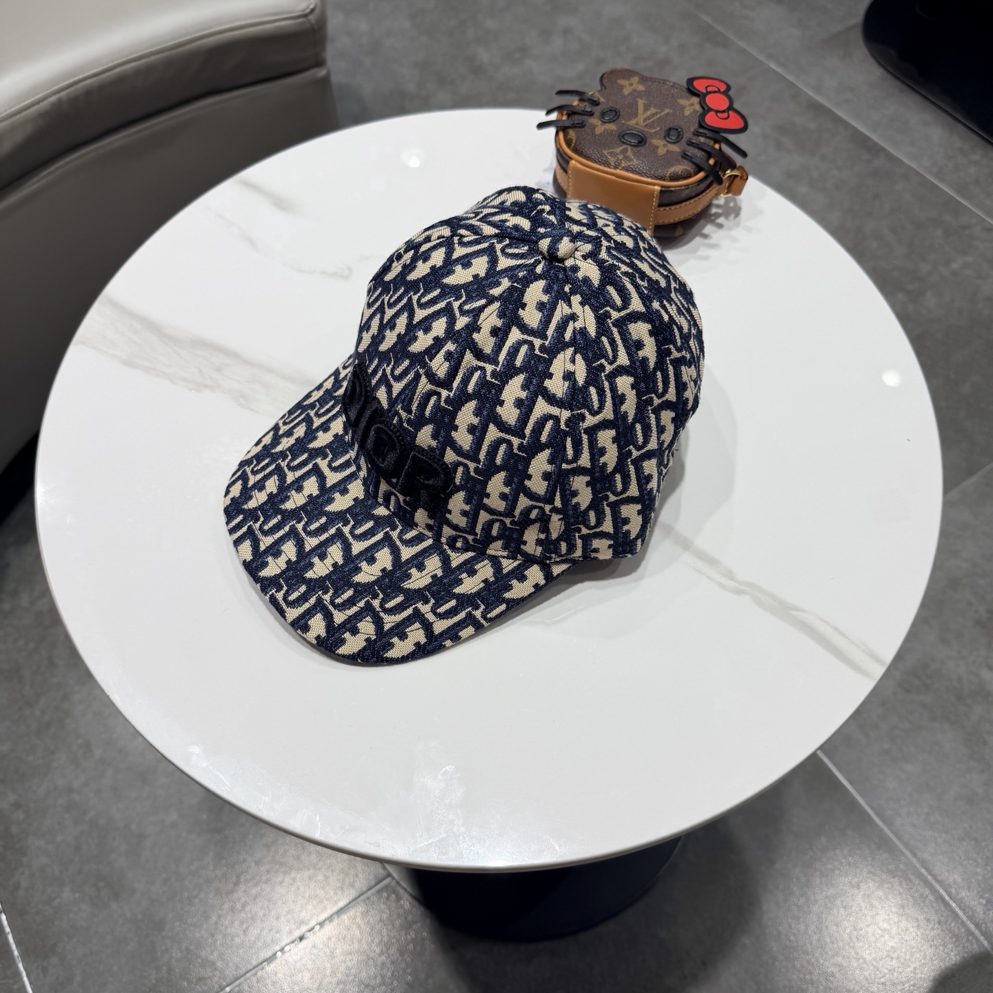 DIOR迪奥 刺绣官网同步新款发布 老花D家棒球帽🧢，水洗标超级火爆