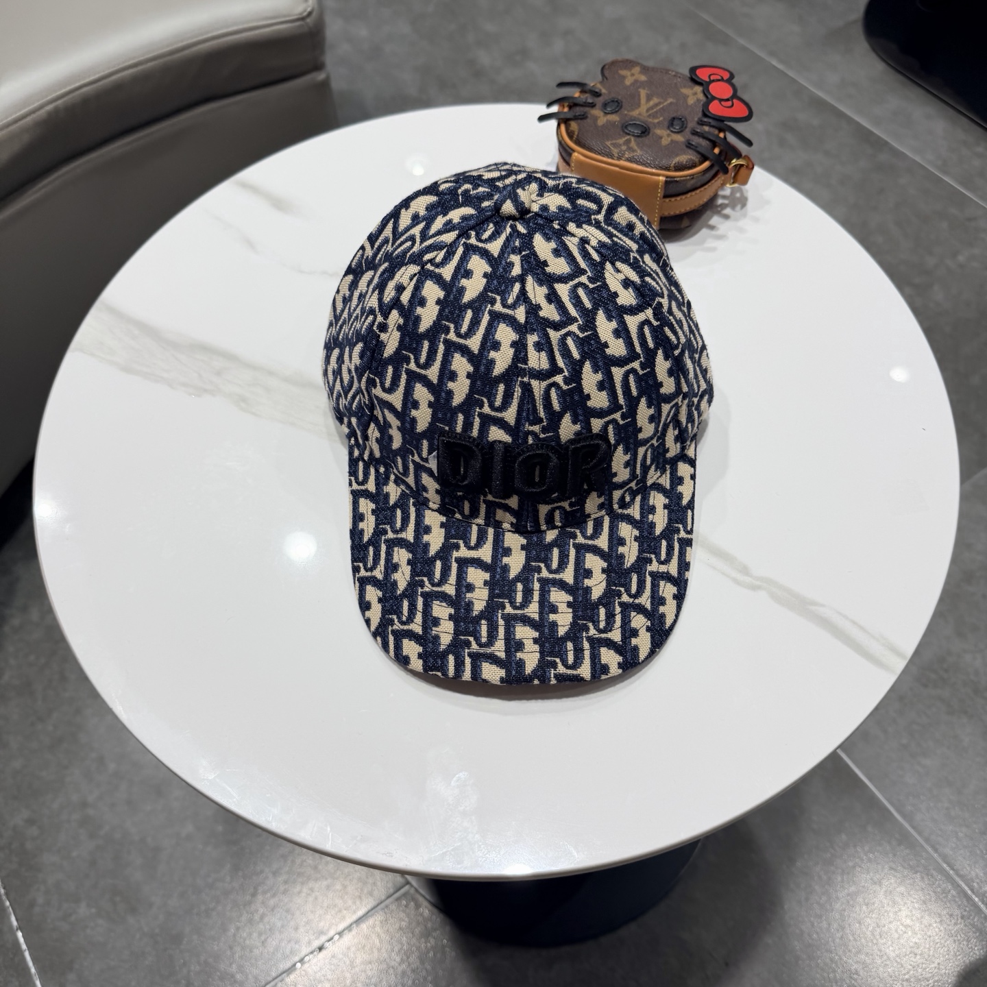 DIOR迪奥 刺绣官网同步新款发布 老花D家棒球帽🧢，水洗标超级火爆