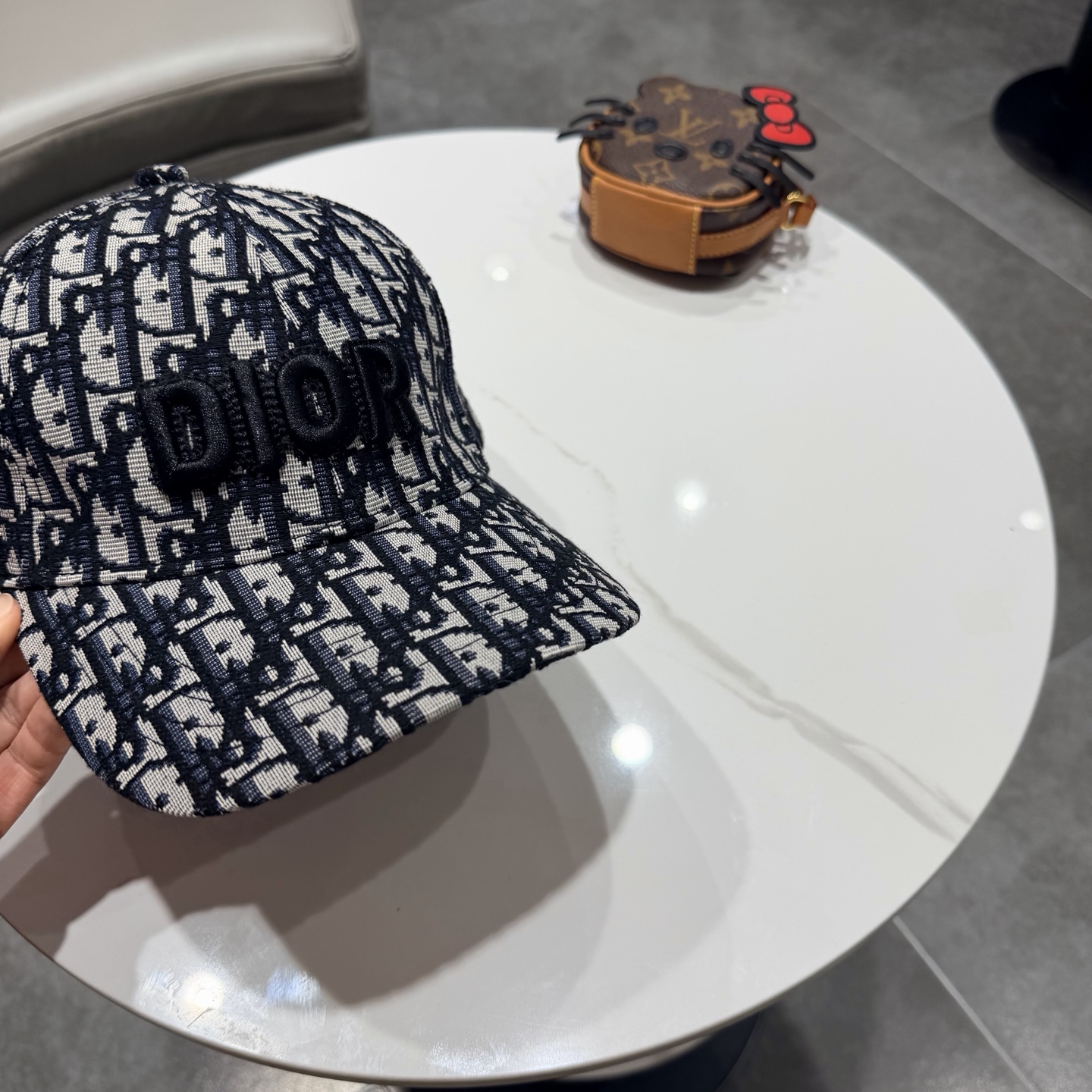 DIOR迪奥 刺绣官网同步新款发布 老花D家棒球帽🧢，水洗标超级火爆