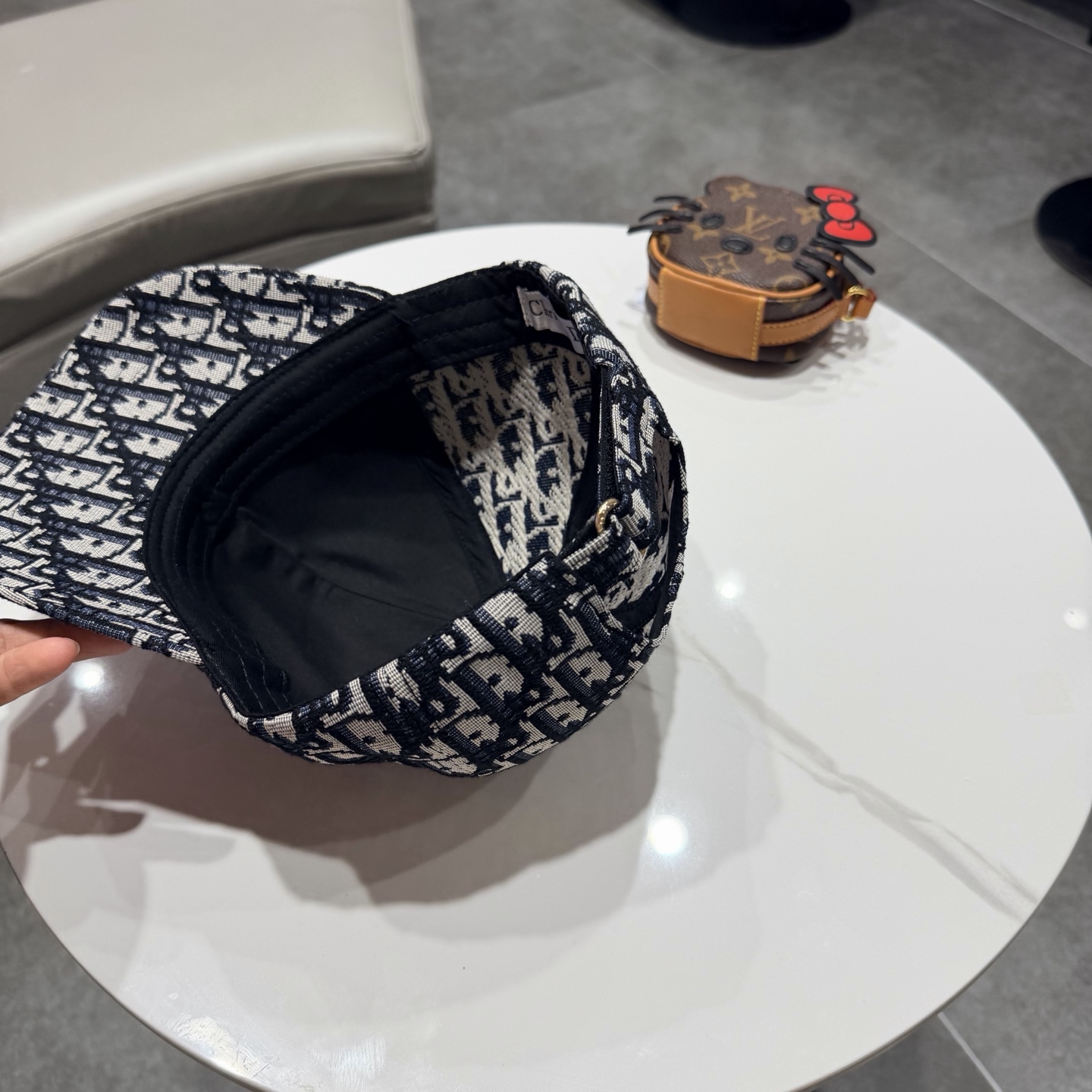 DIOR迪奥 刺绣官网同步新款发布 老花D家棒球帽🧢，水洗标超级火爆