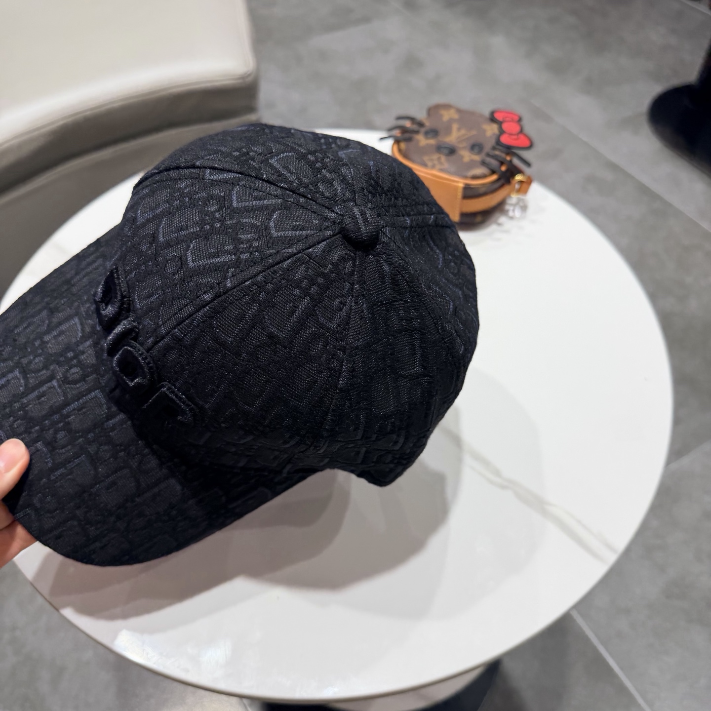 DIOR迪奥 刺绣官网同步新款发布 老花D家棒球帽🧢，水洗标超级火爆