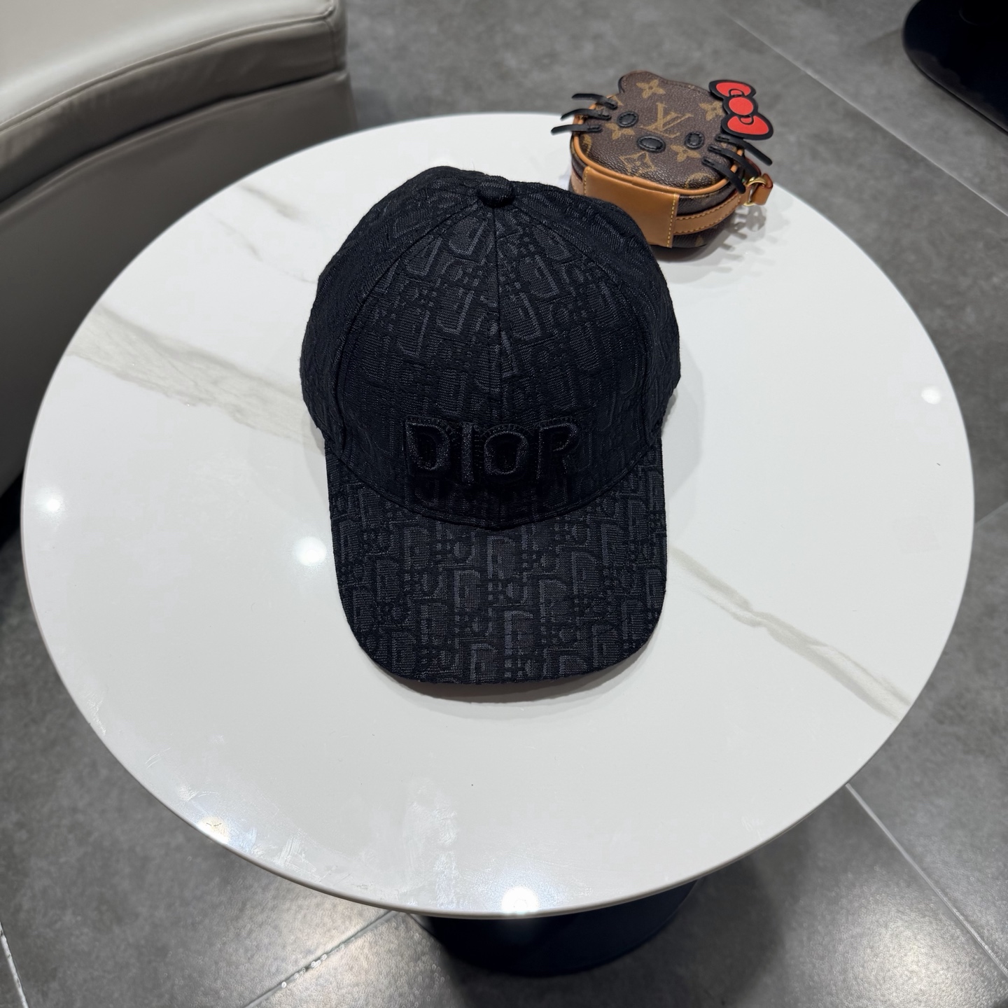 DIOR迪奥 刺绣官网同步新款发布 老花D家棒球帽🧢，水洗标超级火爆