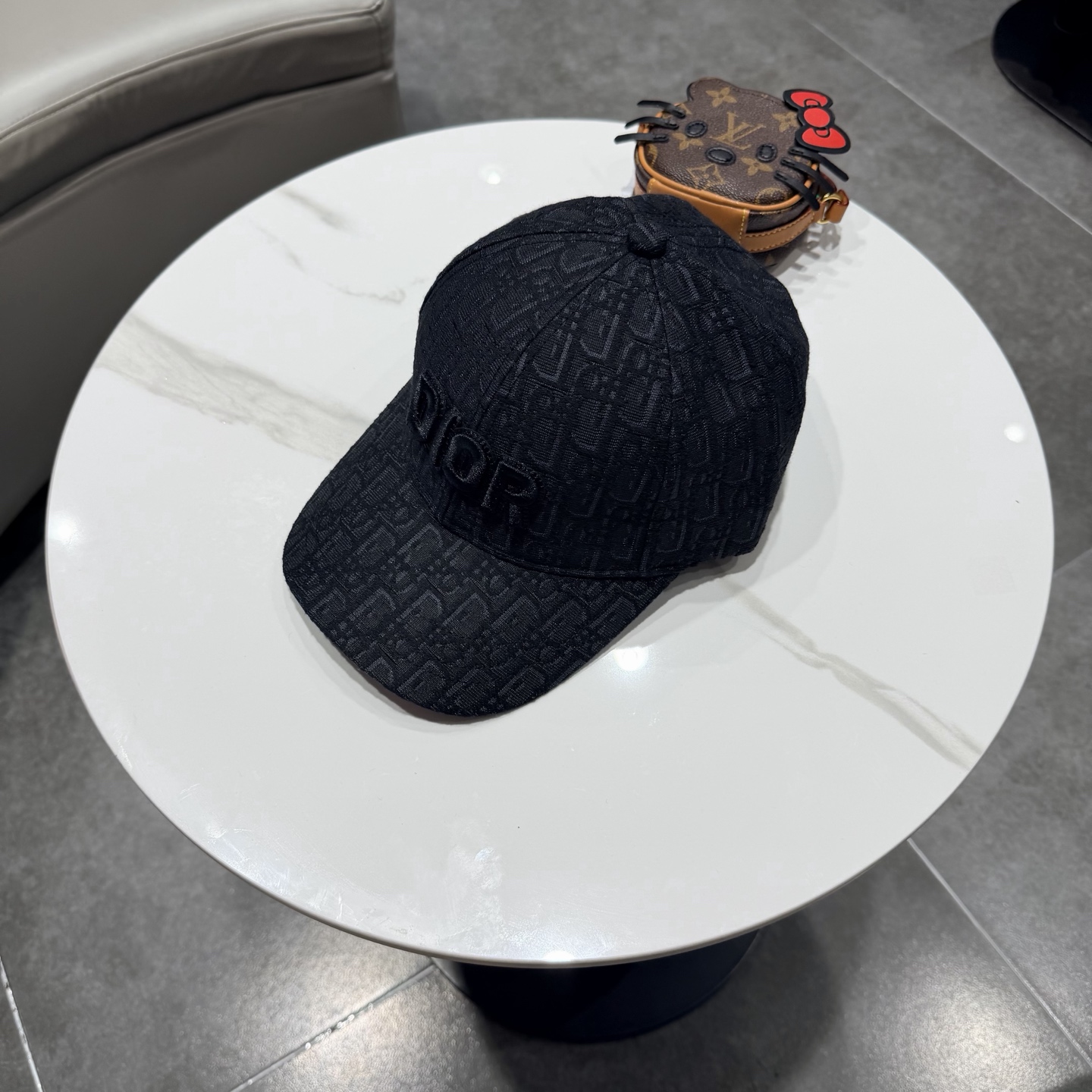 DIOR迪奥 刺绣官网同步新款发布 老花D家棒球帽🧢，水洗标超级火爆