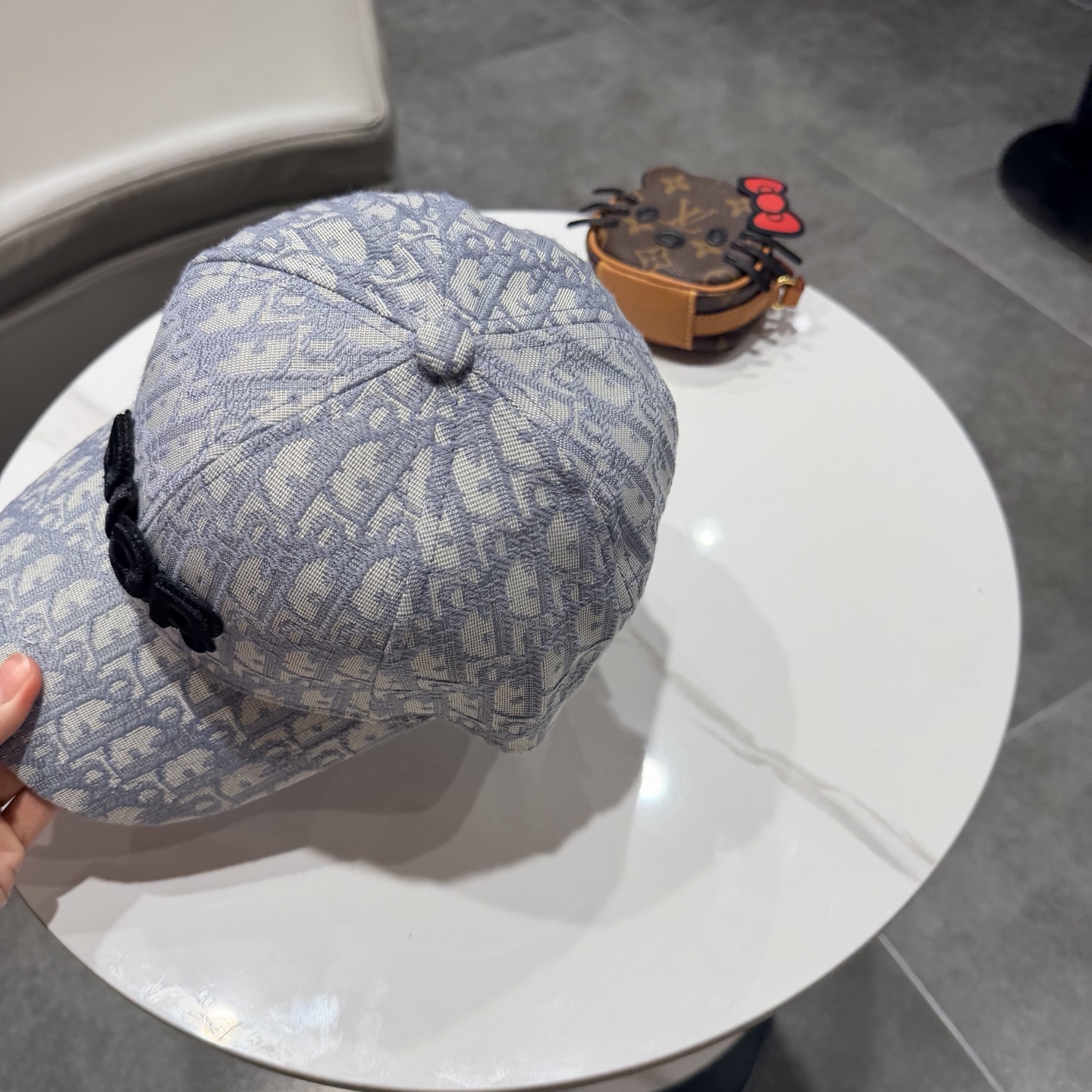 DIOR迪奥 刺绣官网同步新款发布 老花D家棒球帽🧢，水洗标超级火爆