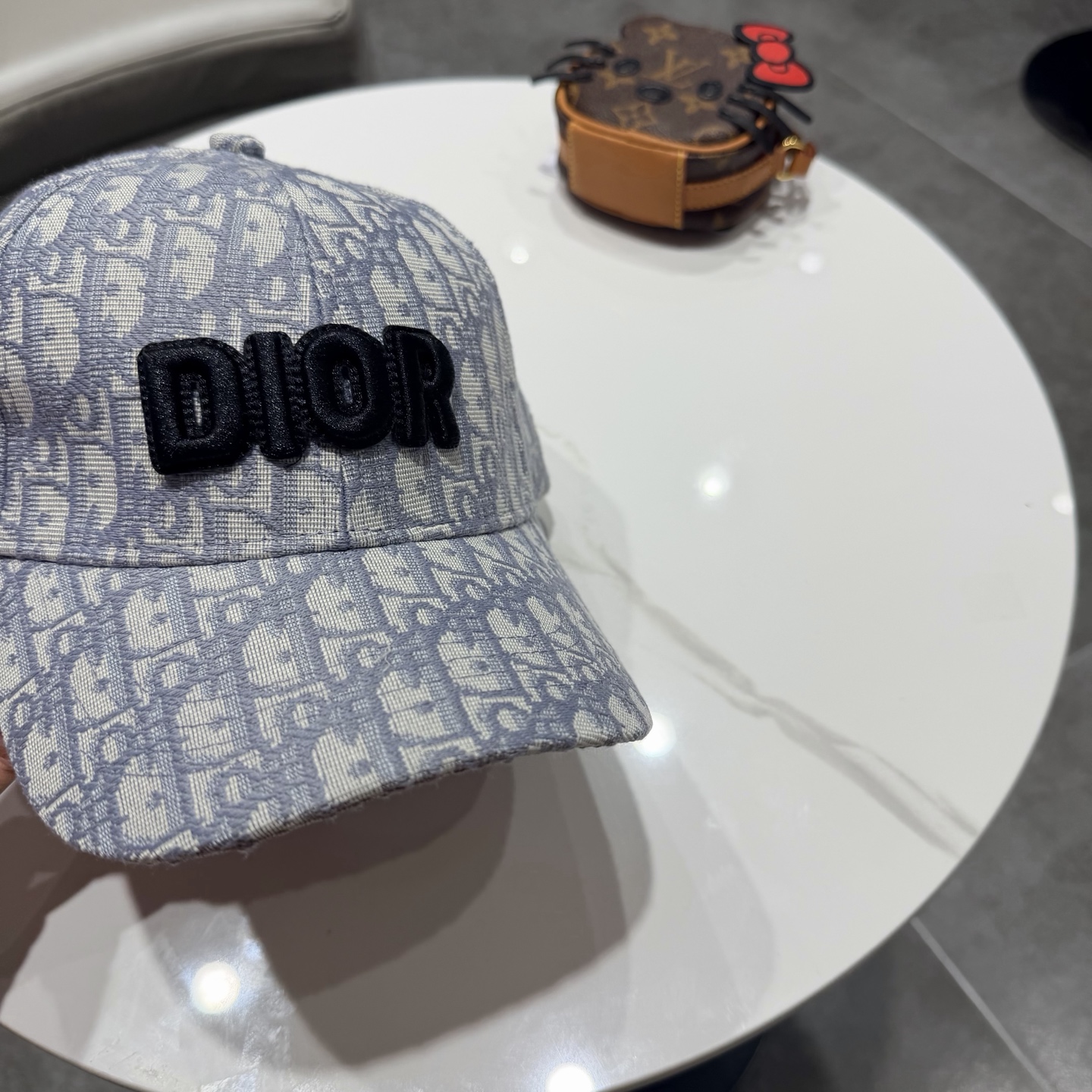 DIOR迪奥 刺绣官网同步新款发布 老花D家棒球帽🧢，水洗标超级火爆