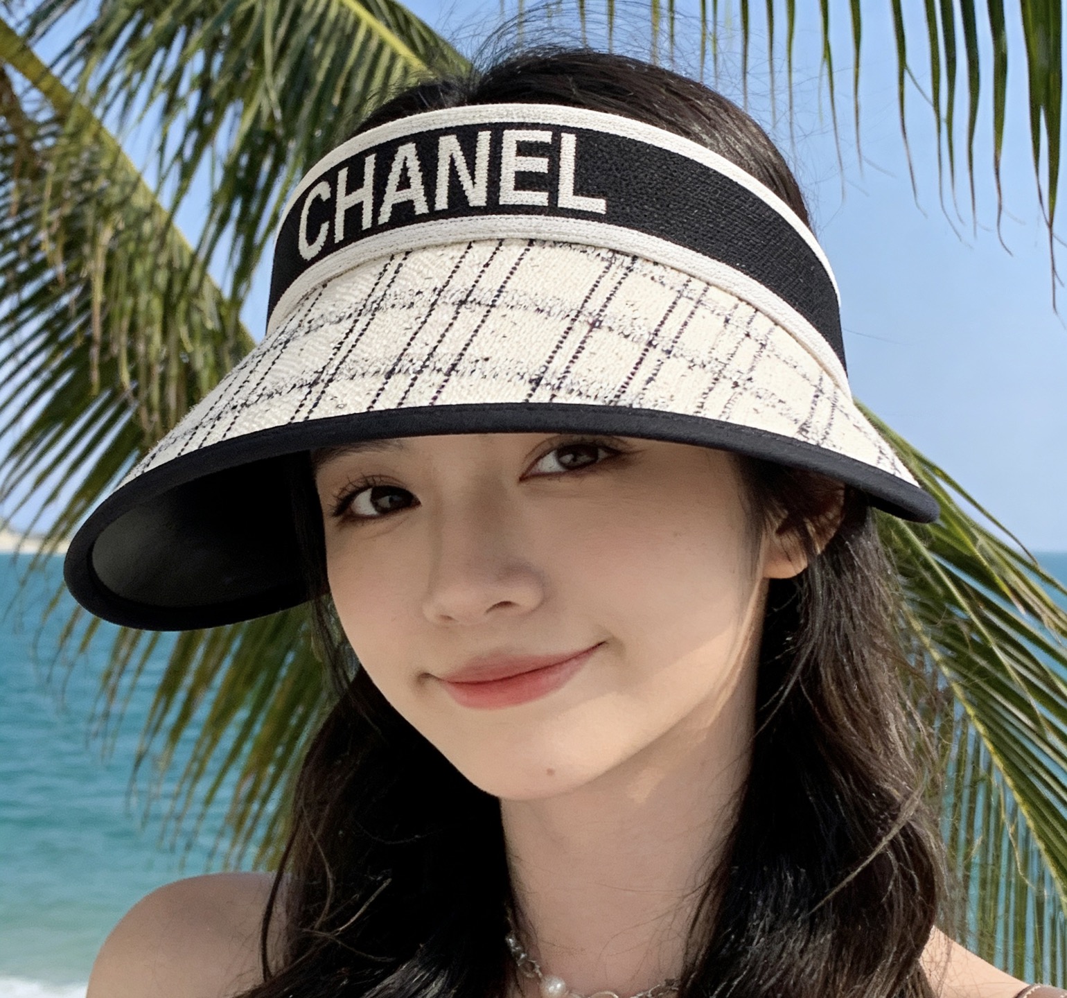 【CHA NEL香奈儿】2026新款独家款小香遮阳帽空顶帽，🔆遮阳百搭～休闲出街神器 巨防嗮！太爱了💕