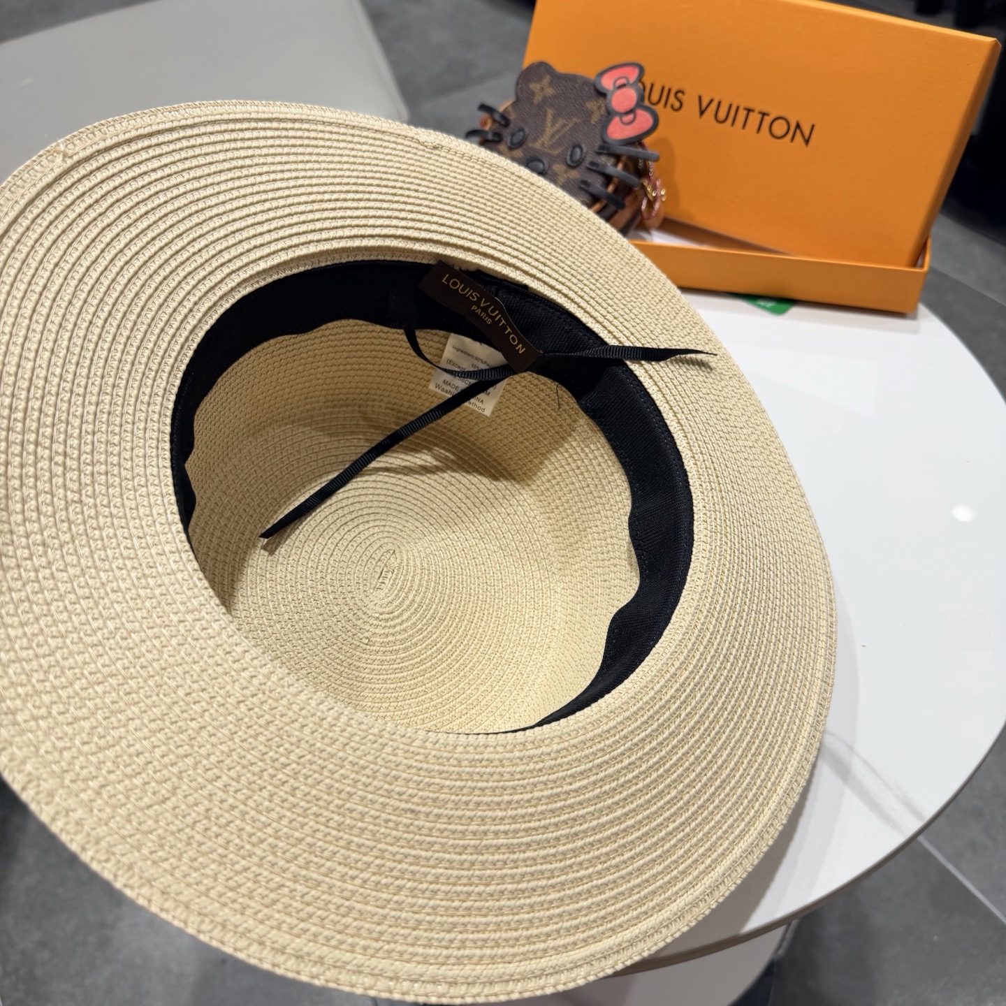 lv新款平顶草帽 头围57cm