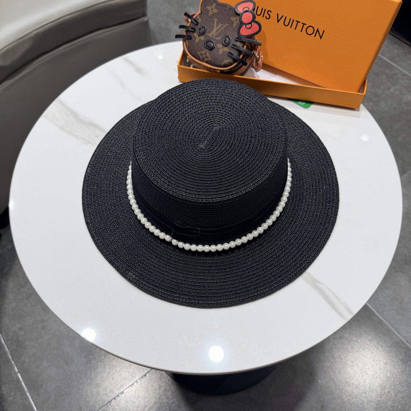 lv新款平顶草帽 头围57cm