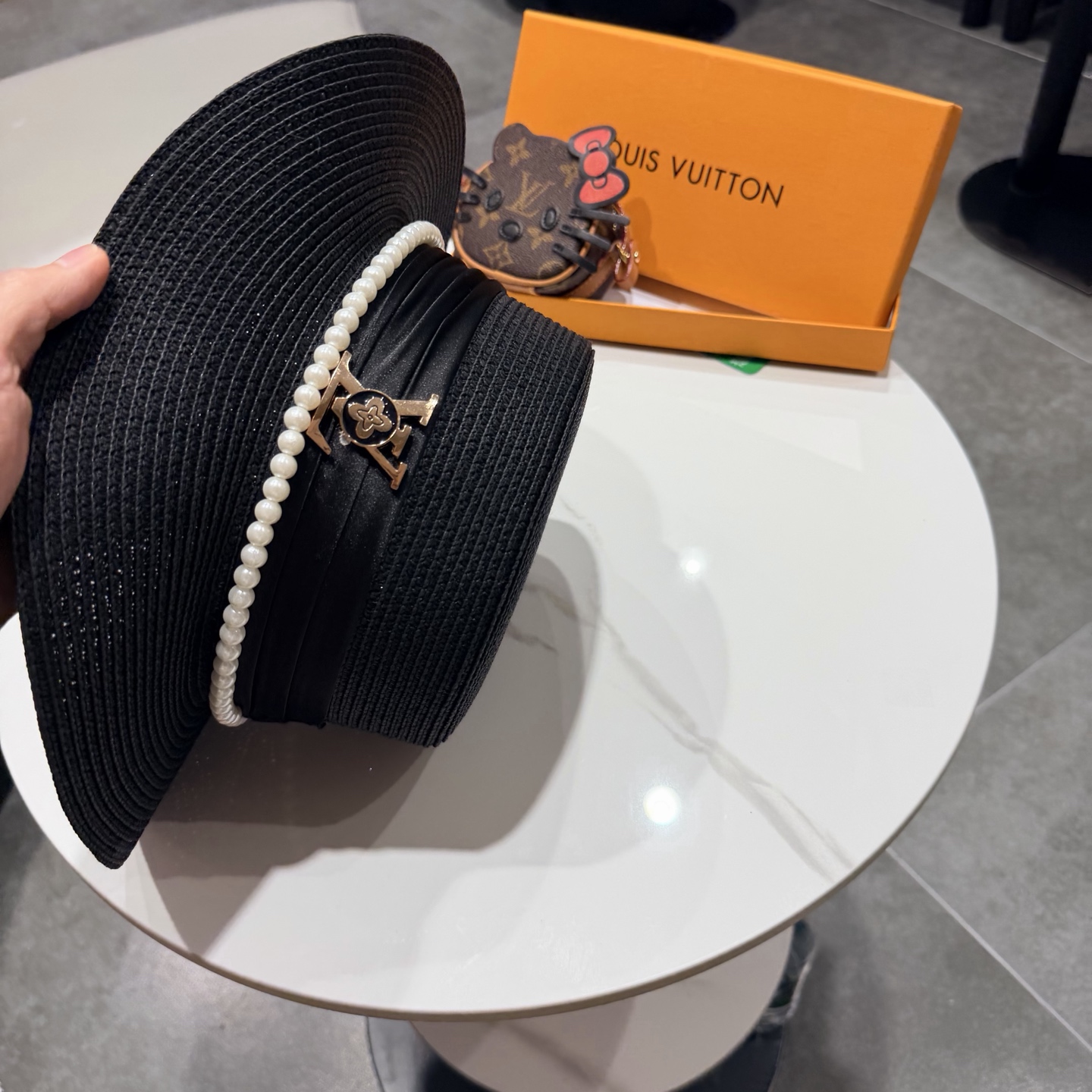 lv新款平顶草帽 头围57cm