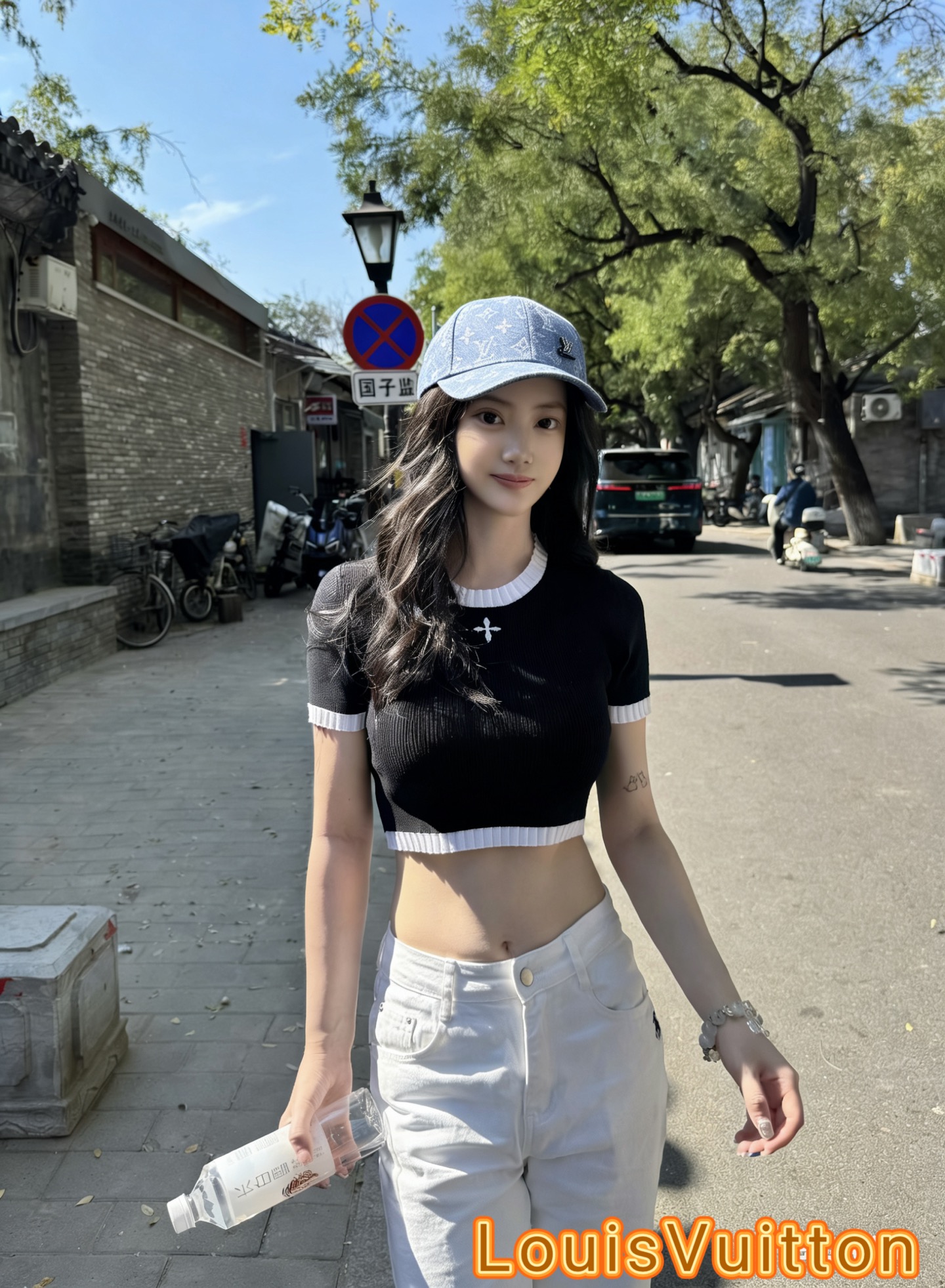 🧢路易威登lv棒球帽 牛仔LouisVuitton😍新款重工打造♥️高端大气，百搭款🤗男女通用！