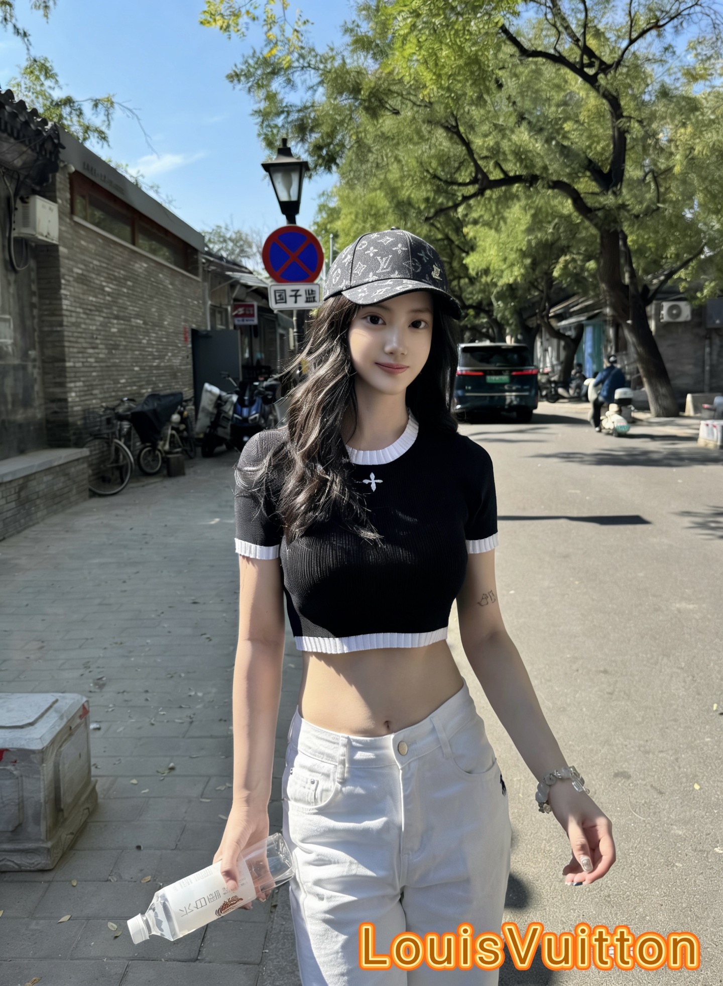 🧢路易威登lv棒球帽 牛仔LouisVuitton😍新款重工打造♥️高端大气，百搭款🤗男女通用！
