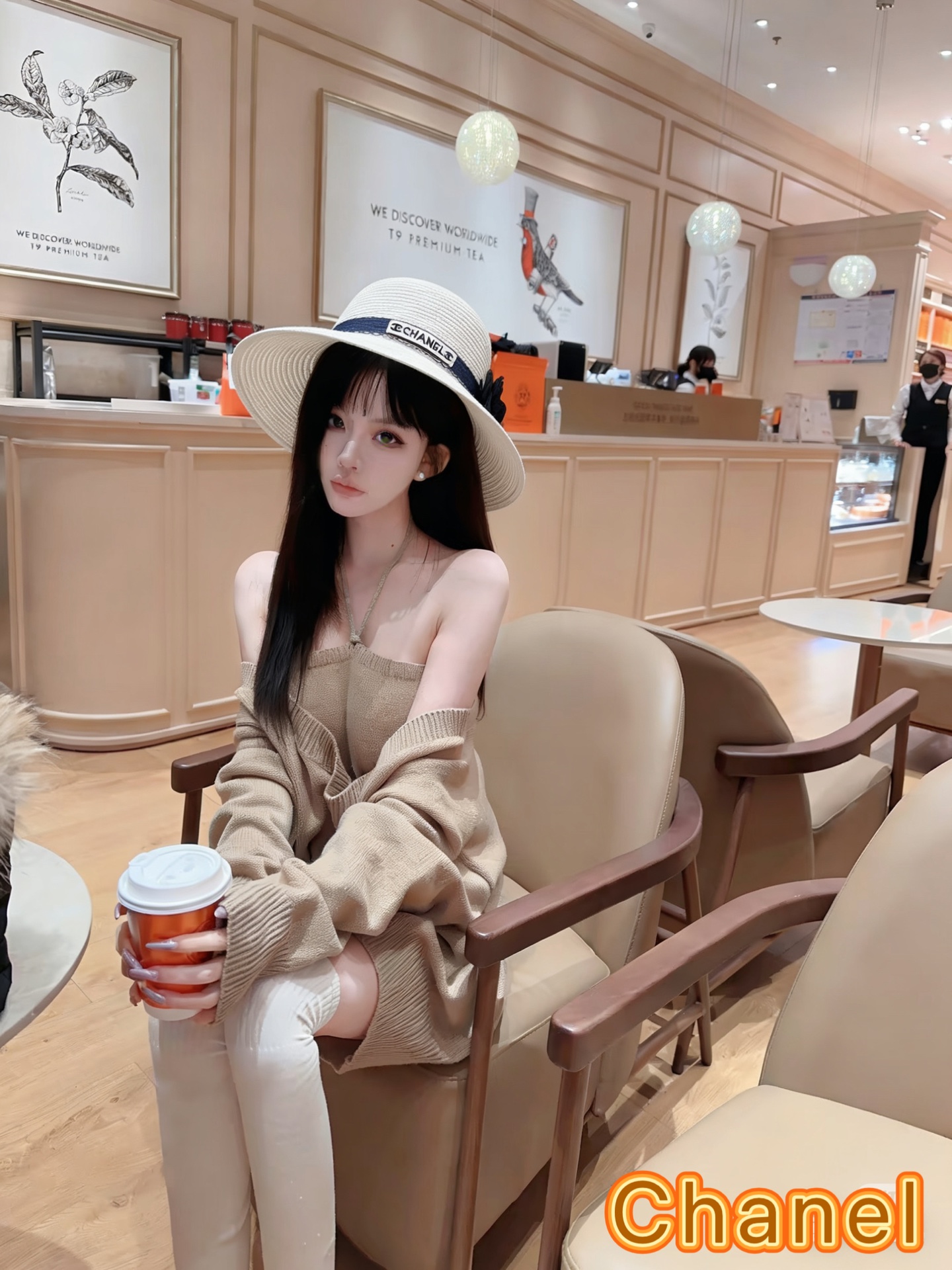 香奈儿CHANE L就是是入夏的标致，海边度假拍照简直不要太出片了纯手工花式编织，柔韧性更强 不易拉断 