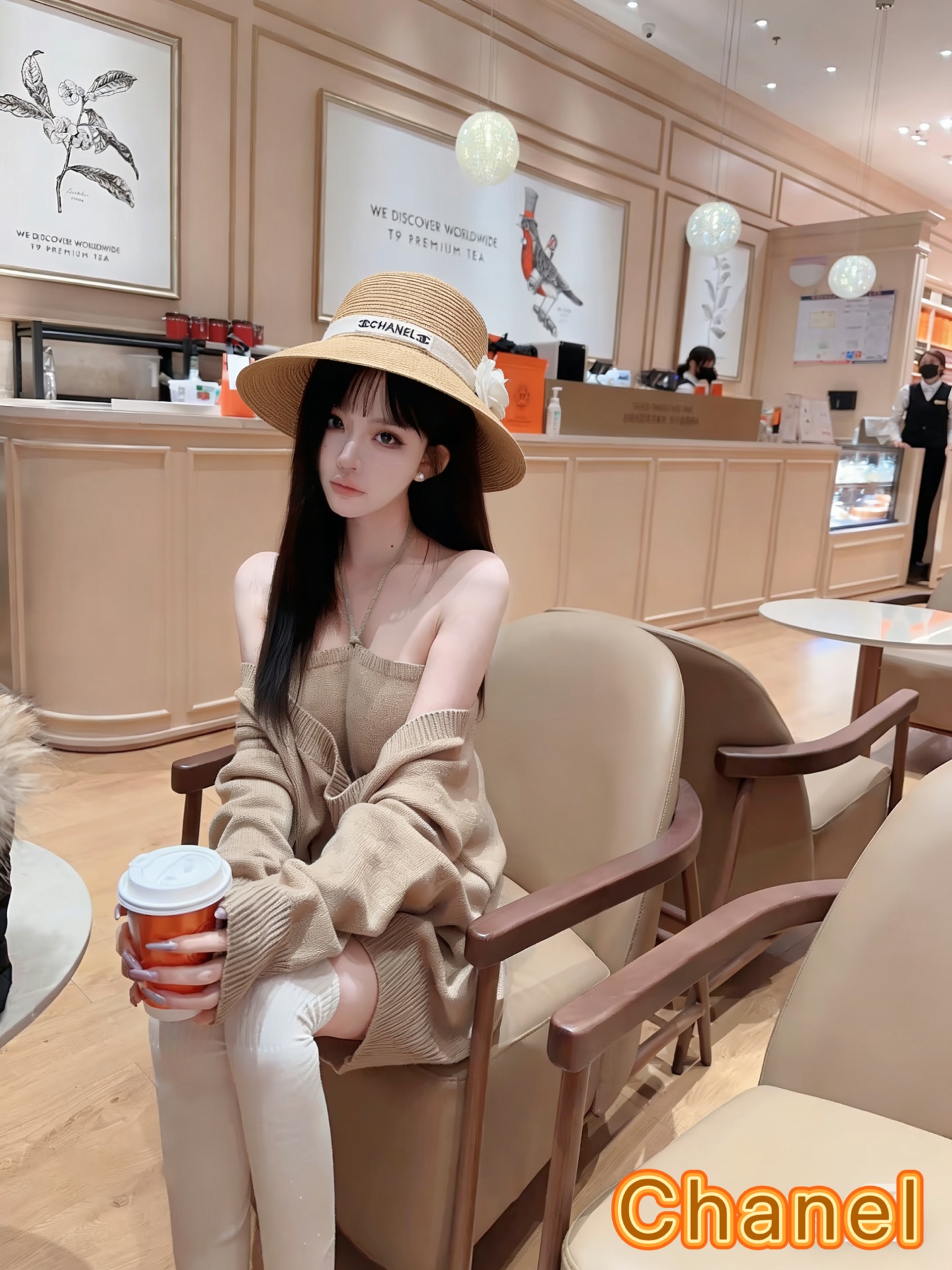 香奈儿CHANE L就是是入夏的标致，海边度假拍照简直不要太出片了纯手工花式编织，柔韧性更强 不易拉断 