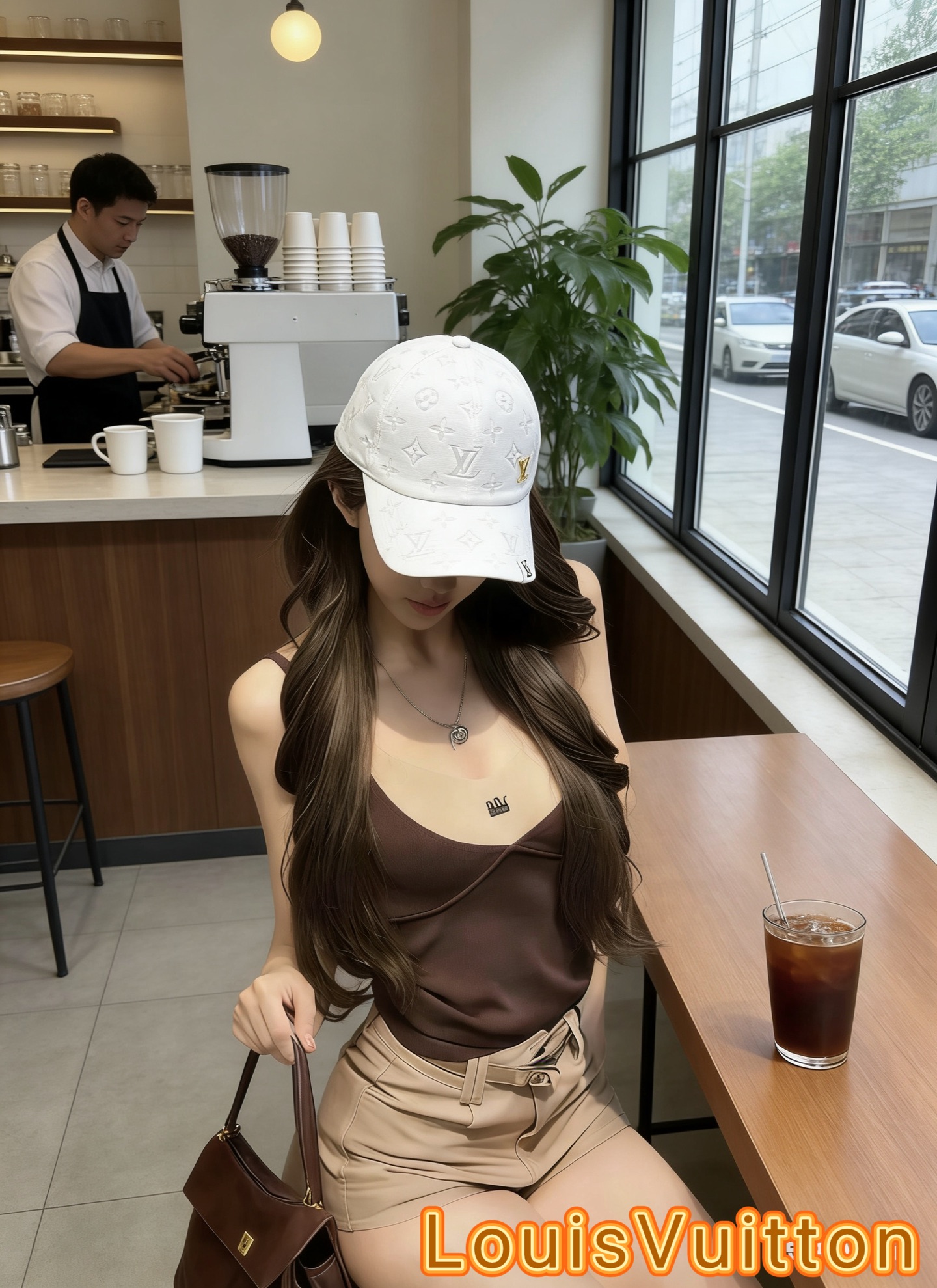🧢路易威登lv棒球帽 LouisVuitton😍新款重工打造♥️高端大气，百搭款🤗男女通用！