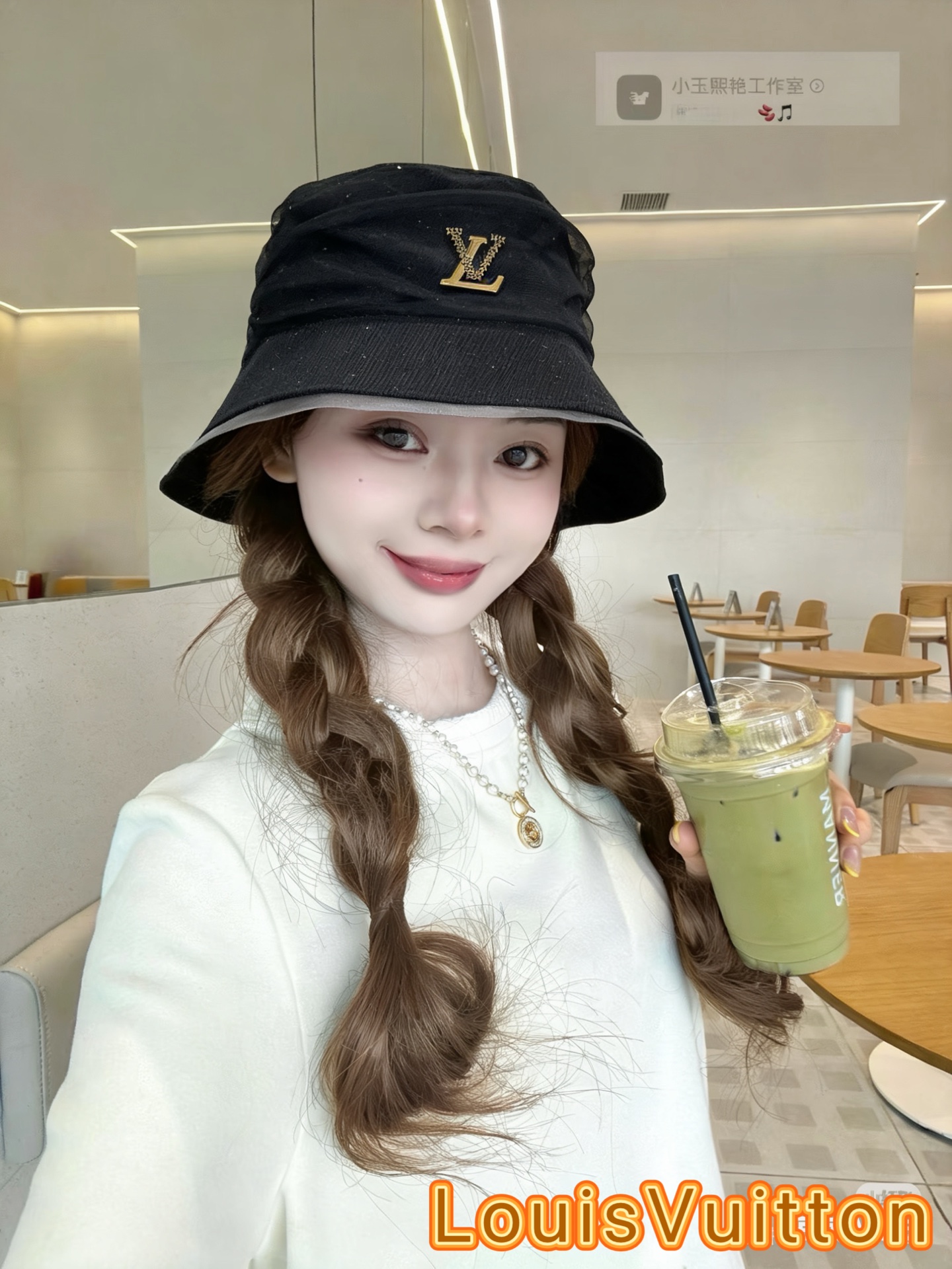 🧢路易威登渔夫帽 LouisVuitton😍新款LV棒球帽，重工打造♥️高端大气，百搭款🤗男女通用！跑量