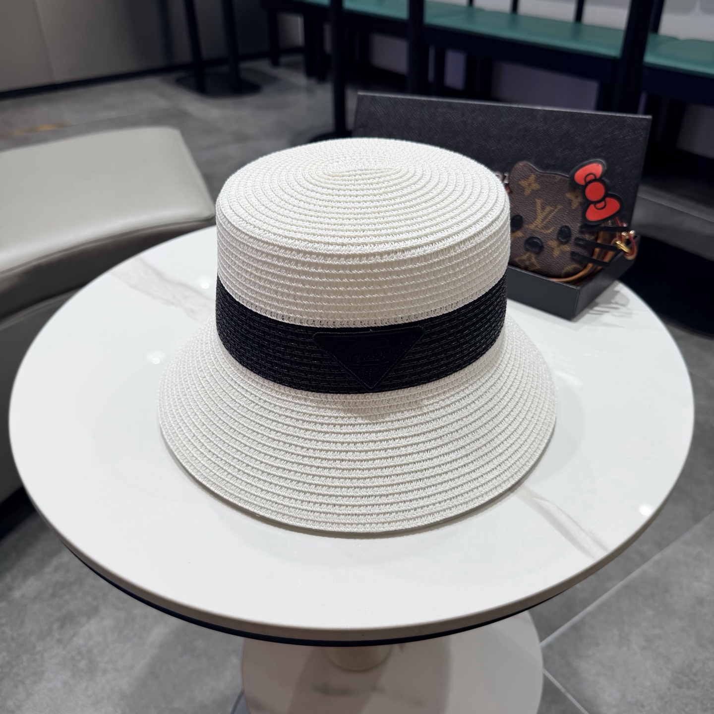 NO:765103,Prada 2026 summer hat, straw hat, fresh head circumference 57cm hat straw hat fisherman hat baseball cap, hat, prada, espadrilles, hats19860909普拉达2026夏款礼帽,草帽,小清新 头围57cm帽子草帽渔夫帽棒球帽,帽子,prada,espadrilles,hats,hat