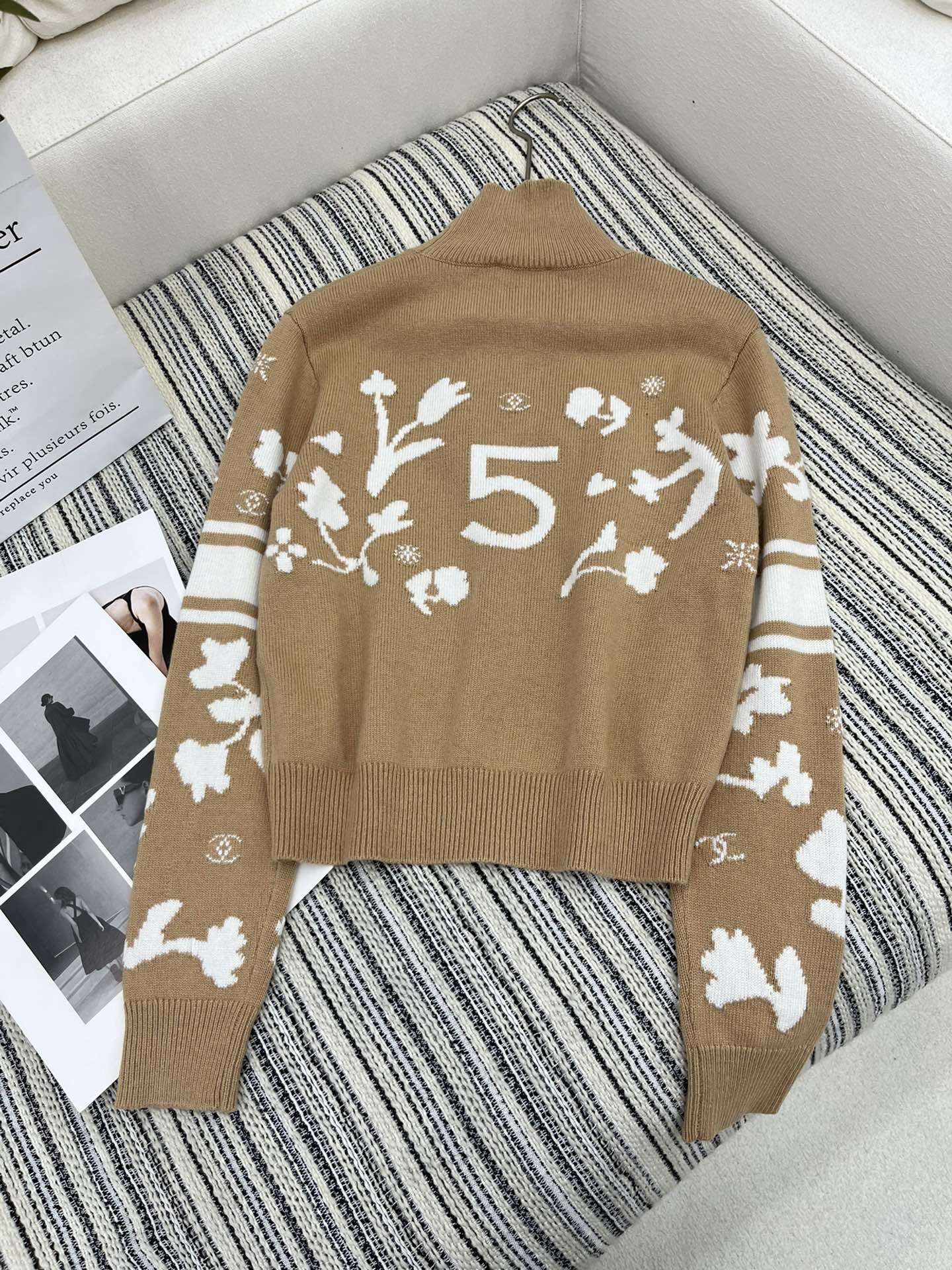 4/爆款现货原单品质Chane*24新品羊毛针织高领提花毛衣滑雪滑雪️系列定制YB进口羊毛材质质感舒适柔