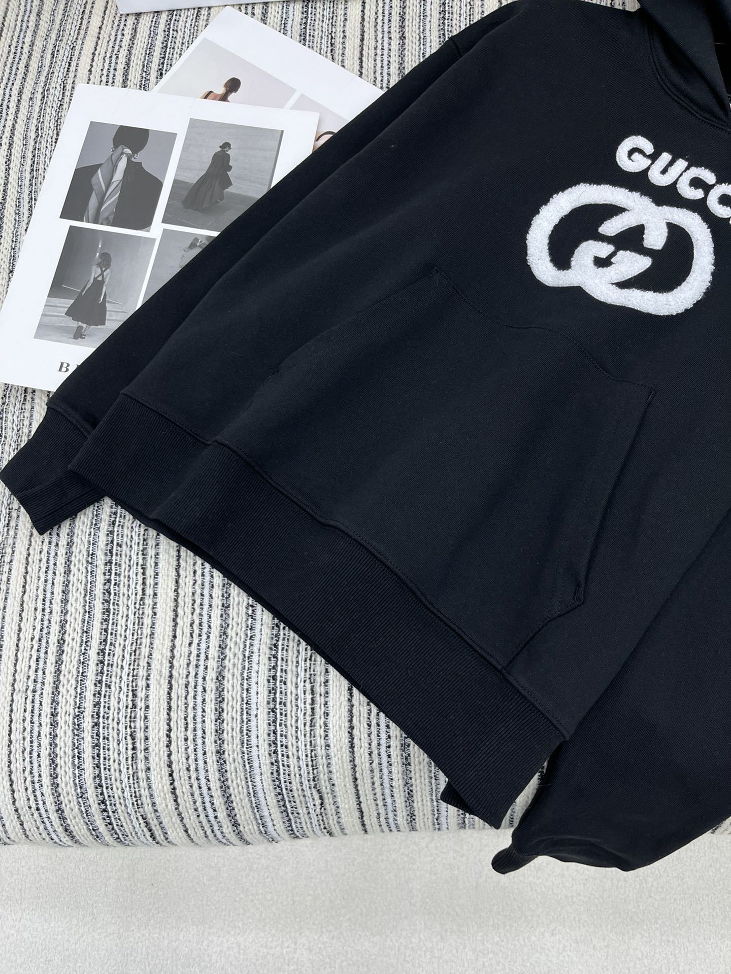 4/爆款现货原单品质Gucc*2024新品植绒卫衣卫裤定制YB原生全棉材质亲肤透气质感十足戴帽卫衣裁剪落