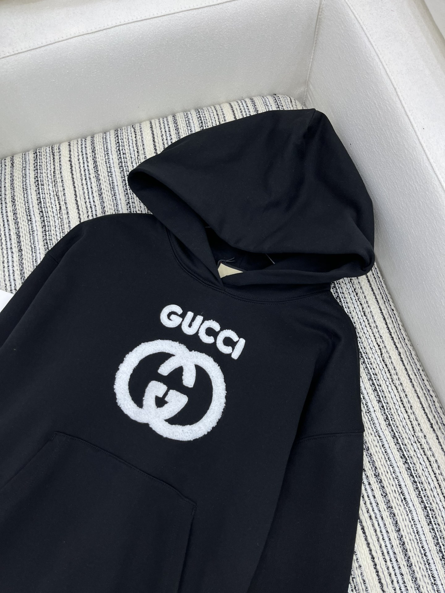 4/爆款现货原单品质Gucc*2024新品植绒卫衣卫裤定制YB原生全棉材质亲肤透气质感十足戴帽卫衣裁剪落