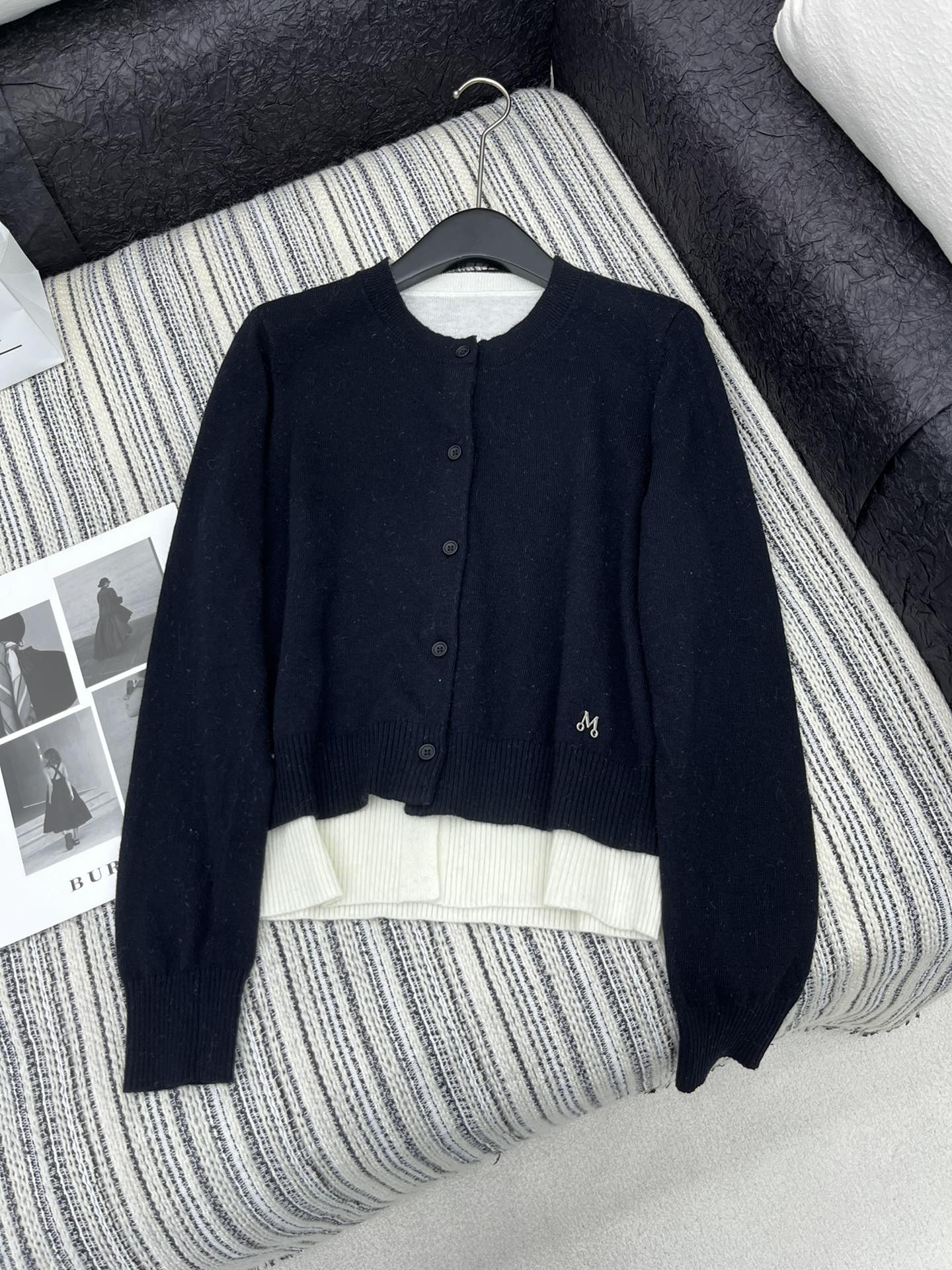 2024 High-Quality Women’s Suit in Advanced Grey and Black, Thin and Comforting - 图片 2