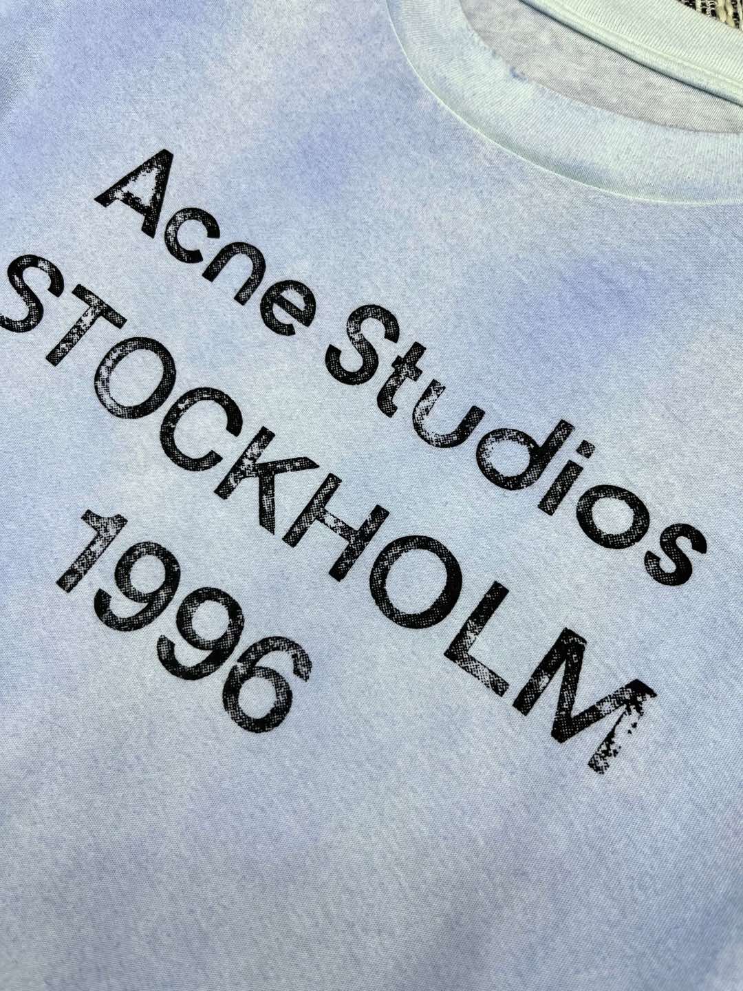 🛒𝐍𝐄𝐖 · 𝟐𝟎𝟐5/爆款现货

原单品质 Acne Stu *｜精致重工洗水印花T恤
高级扎染 高订