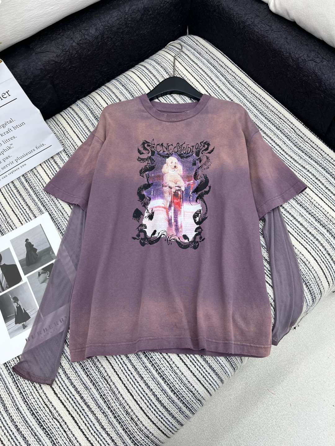 🛒𝐍𝐄𝐖 · 𝟐𝟎𝟐5/爆款现货

【原版定制】Acn*｜25春夏新款长袖拼接假两件炒色长袖
推陈出新 
