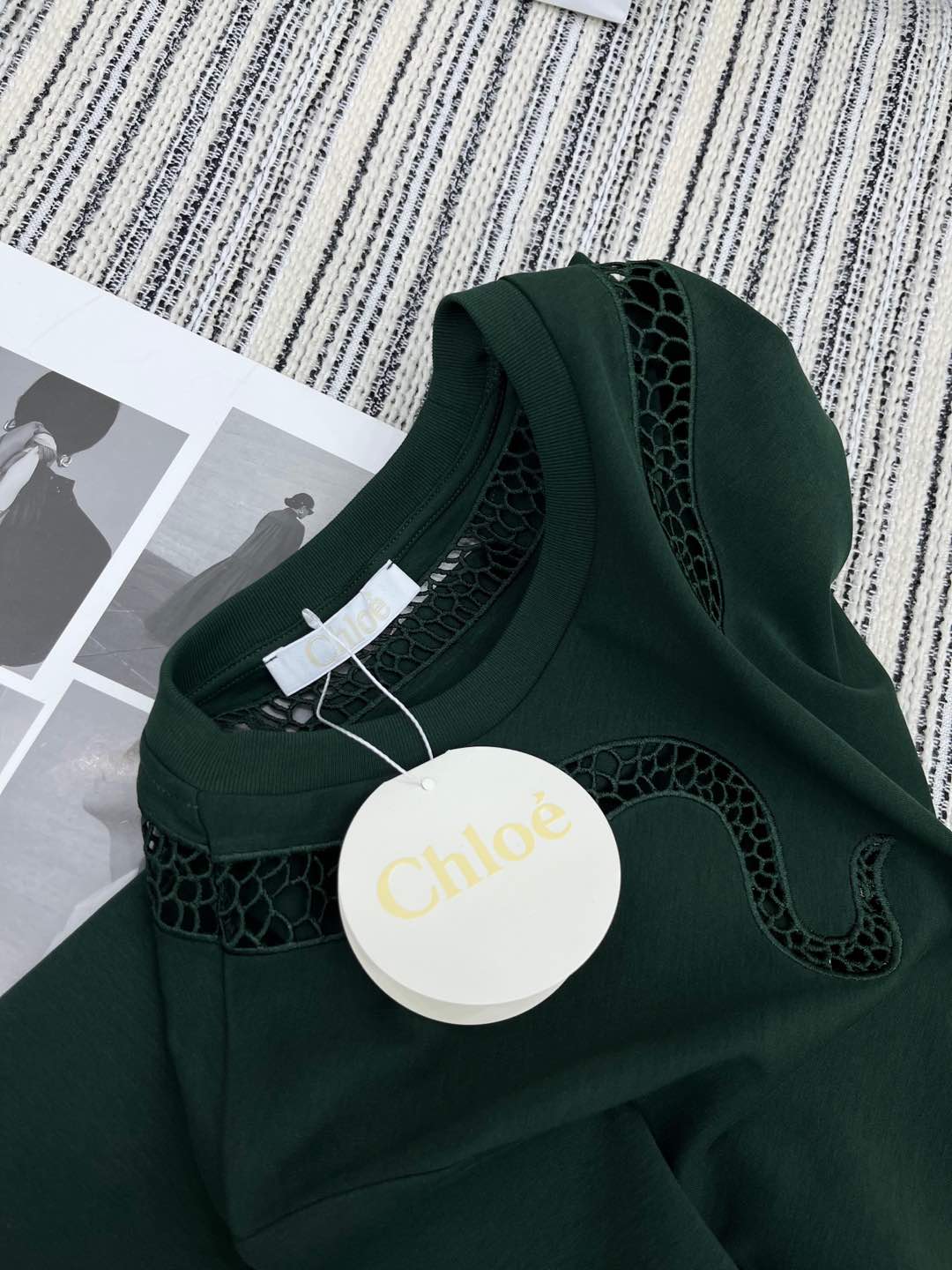 🛒𝐍𝐄𝐖 · 𝟐𝟎𝟐5/爆款现货

原单品质 Chlo*｜25蛇年限定新品镂空刺绣短袖T恤
精致常规版型