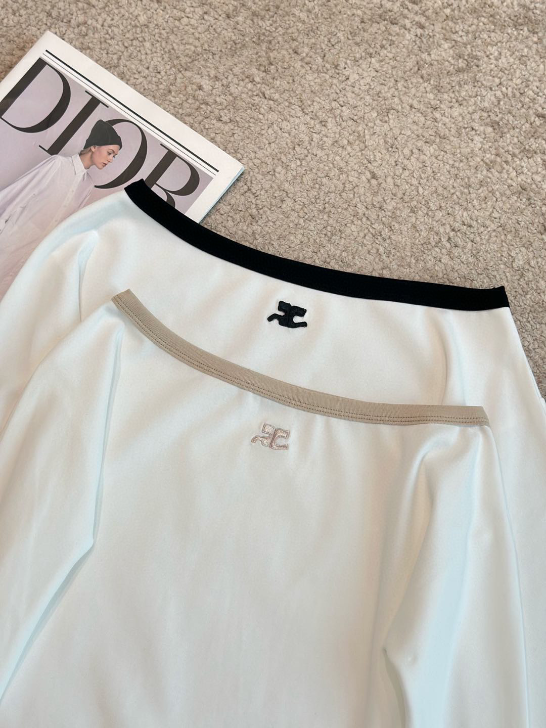 2025 Women’s Clothes: High Quality, Customized Fabrics, Classic Design, Black Tan, S M L - 图片 5