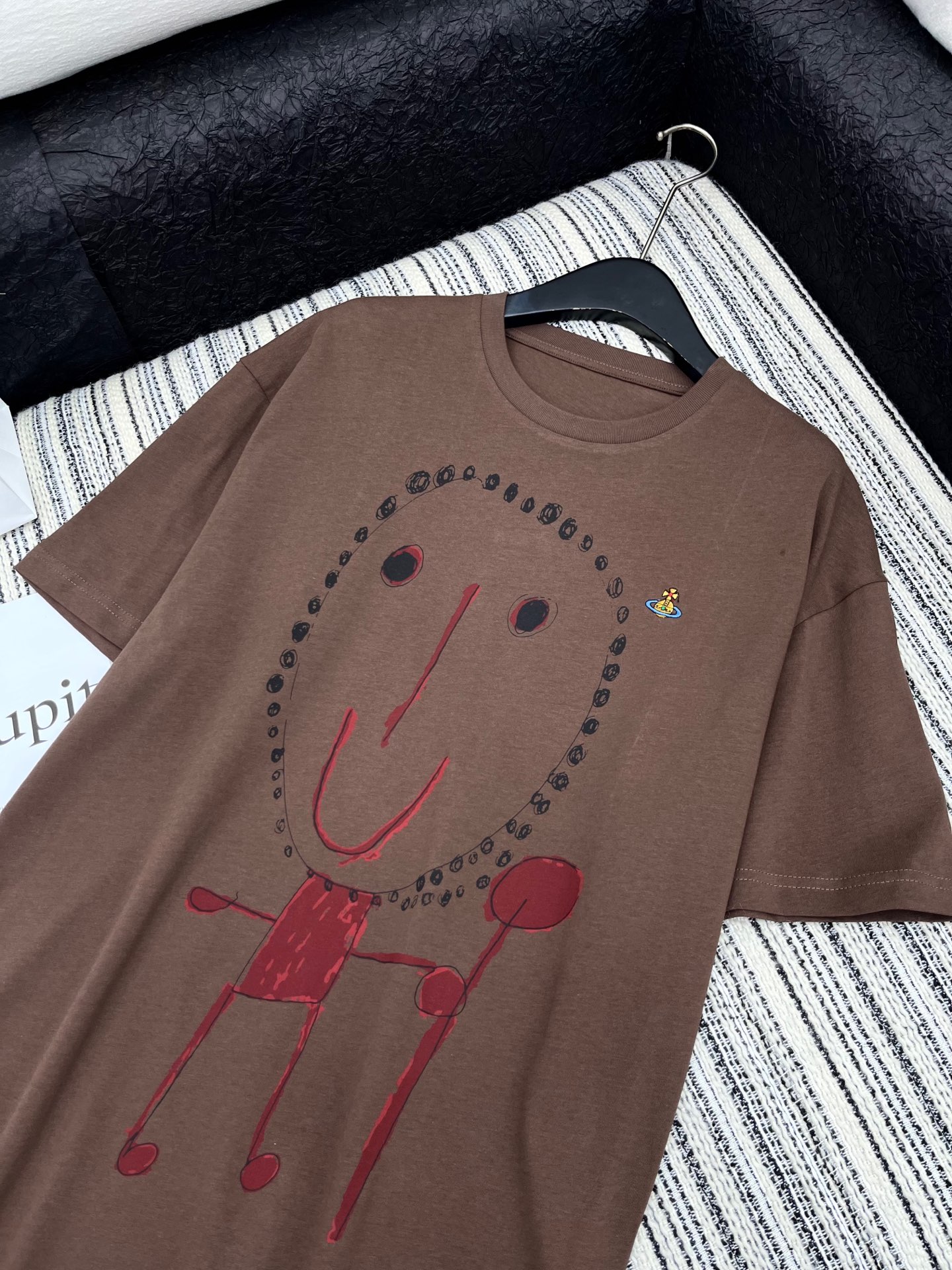 “High-end Women’s Clothes: Queen’s 25 New T-shirt, Cotton-lined Fabric, Brown Gray, S M L” - 图片 3
