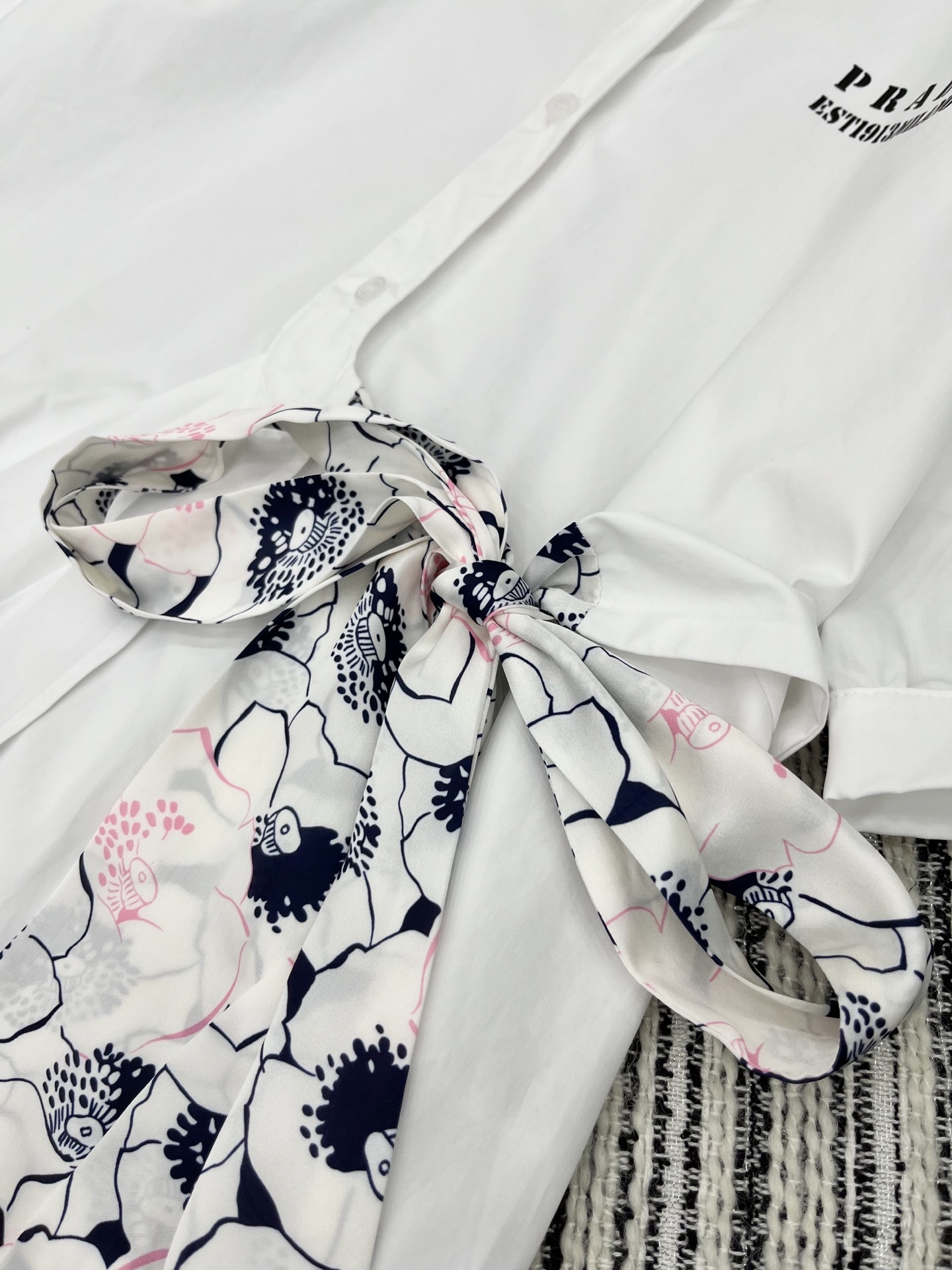 🛒𝐍𝐄𝐖 · 𝟐𝟎𝟐5/爆款现货
坠入复古甜梦,邂逅法式浪漫✨
Prad*宫廷风短袖衬衫以清爽的色系