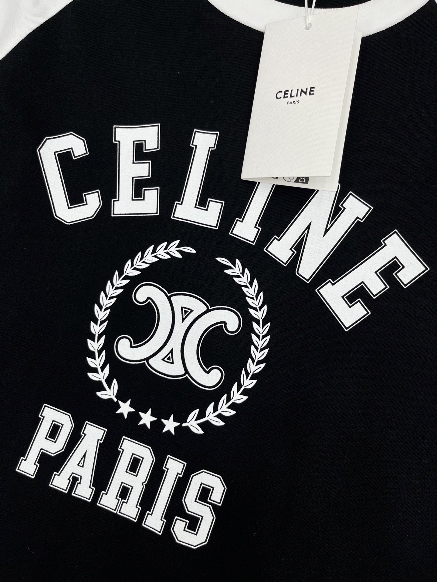 🛒𝐍𝐄𝐖 · 𝟐𝟎𝟐5/爆款现货

原单品质 ｜Celin *精致印花长袖T恤
高级撞色拼接 订制面料 