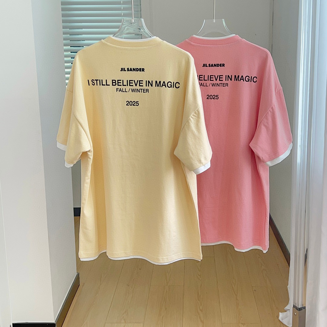 2025 New JIL Sande Suit: Single-Rate Female Package in Yellow Pink - 图片 2