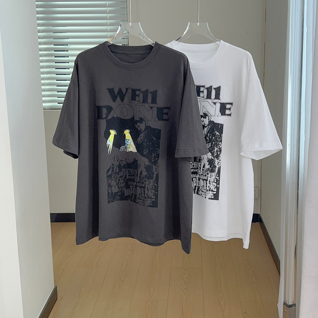 2025 New Women’s Hard-Core Suit: WE11DON*25 T-Shirt with Unique Design