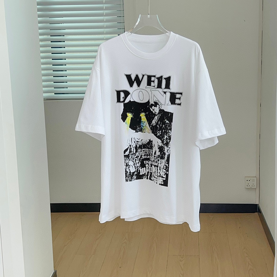 2025 New Women’s Hard-Core Suit: WE11DON*25 T-Shirt with Unique Design - 图片 3