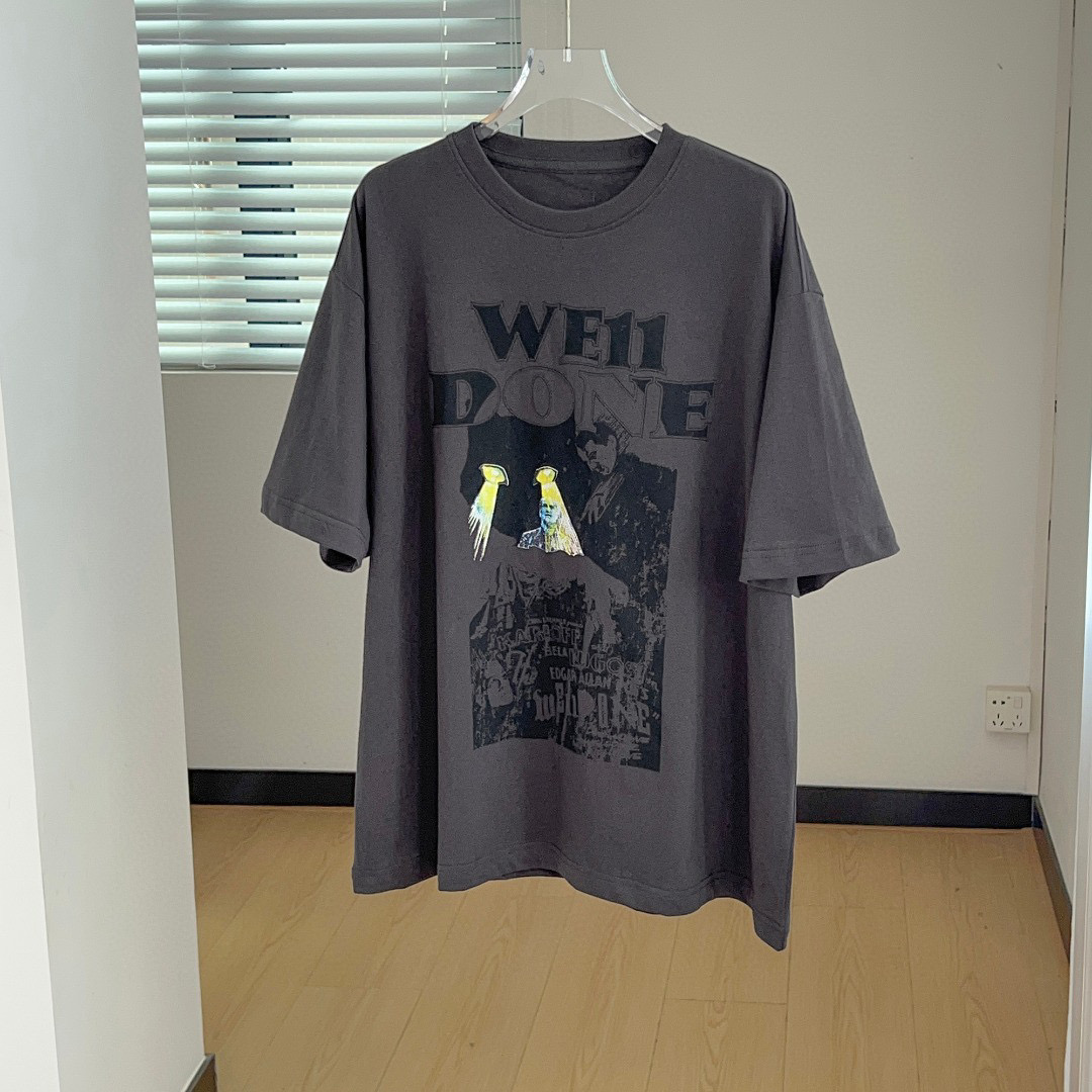 2025 New Women’s Hard-Core Suit: WE11DON*25 T-Shirt with Unique Design - 图片 5