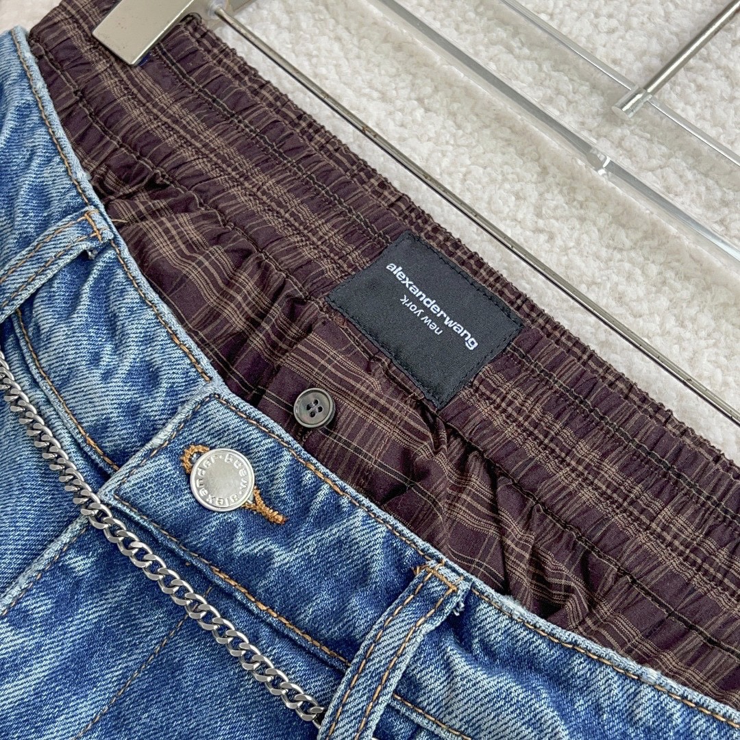 2025 New Alexanderwan Women’s Suit: Single Hard-Core Design, Blue Color, Various Styles - 图片 3