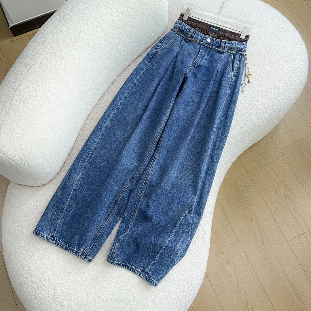2025 New Alexanderwan Women’s Suit: Single Hard-Core Design, Blue Color, Various Styles - 图片 1
