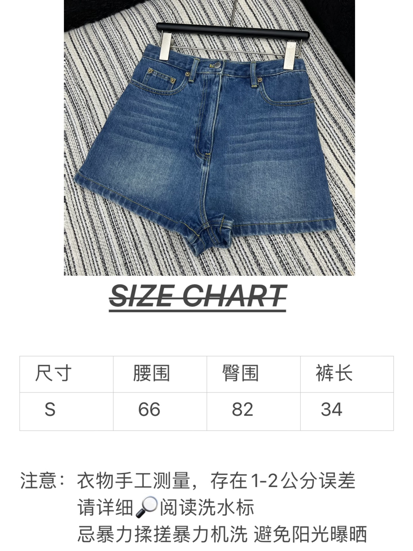 2025 New Explosion: Blue Single-Rate Female Suit with High-Waist and Wide Legs - 图片 7