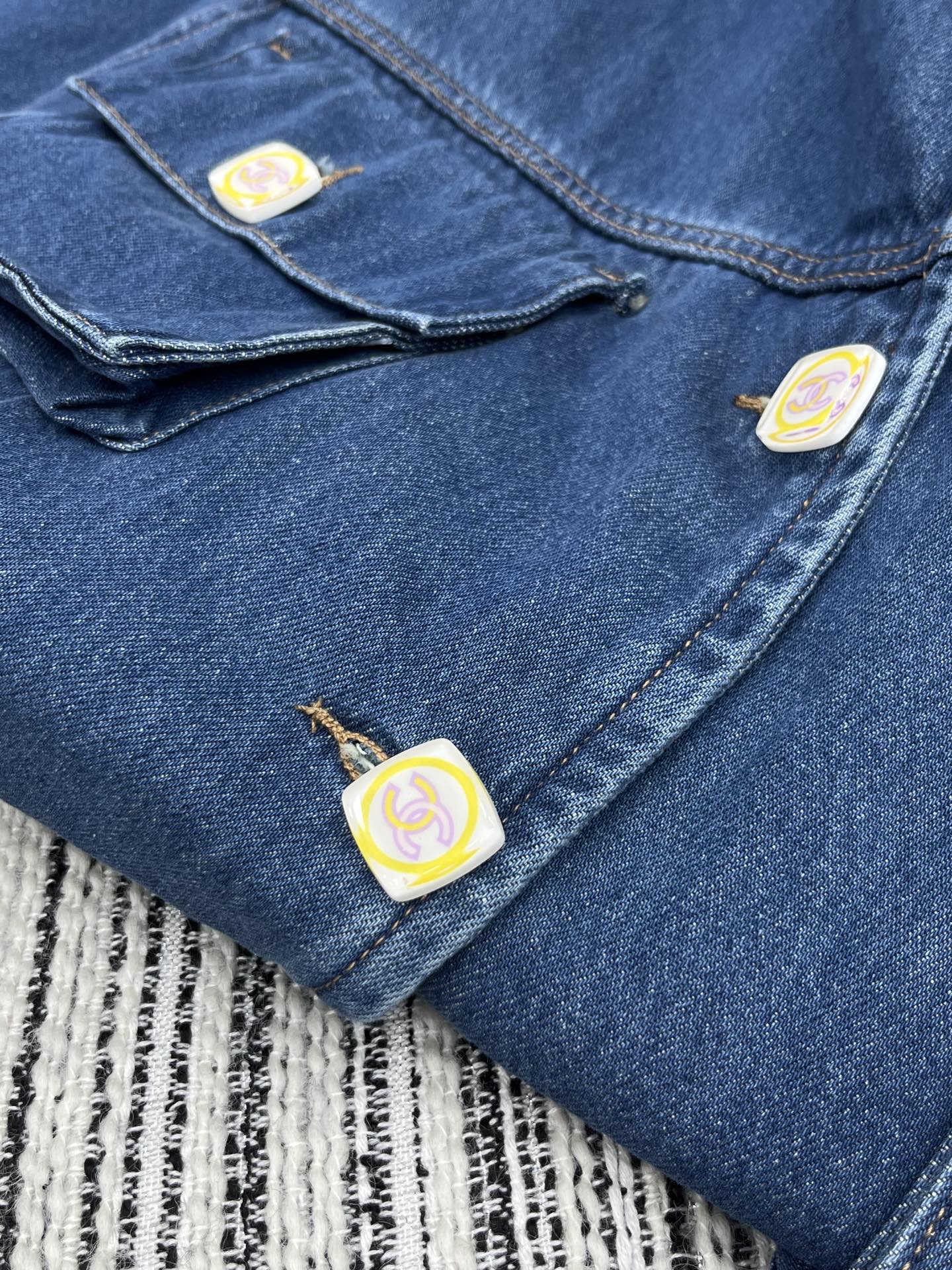 Chanel Vintage Denim Jacket - Classic Style, Premium Quality, Blue 7 i1754892176657 8520 0 5