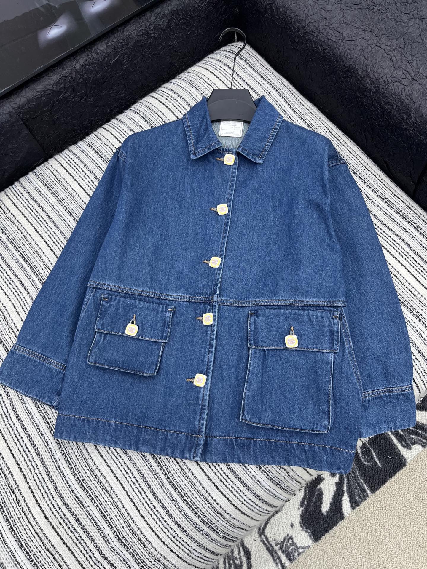 Chanel Vintage Denim Jacket - Classic Style, Premium Quality, Blue 2 i1754892176669 6150 0 0