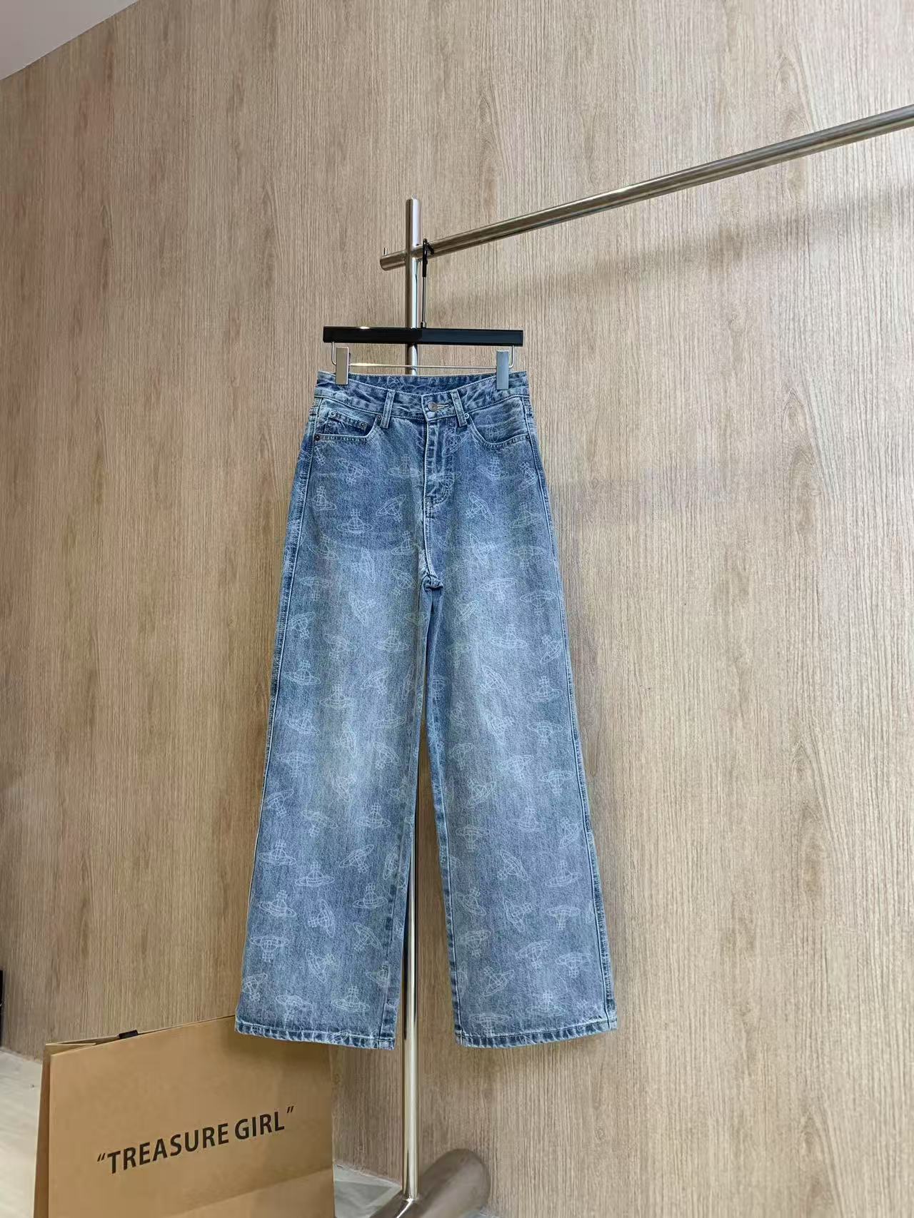 Pantalones Vaqueros Rectos Estampados Vivienne Westwood 2025