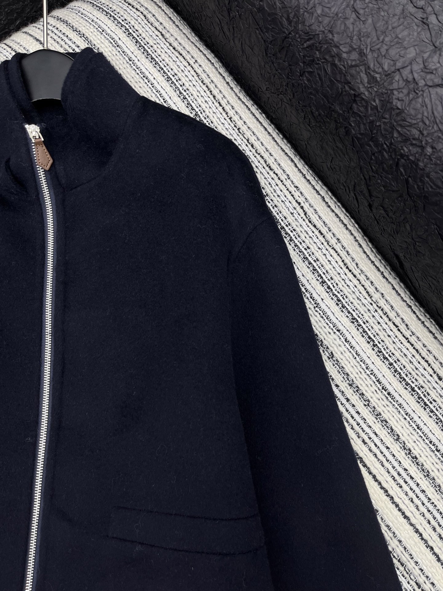 🛒𝐍𝐄𝐖 · 𝟐𝟎𝟐5/爆款现货原单品质 Lp*｜25新品 双层立领拉链双面呢女士大衣🍂结构精致、线条简